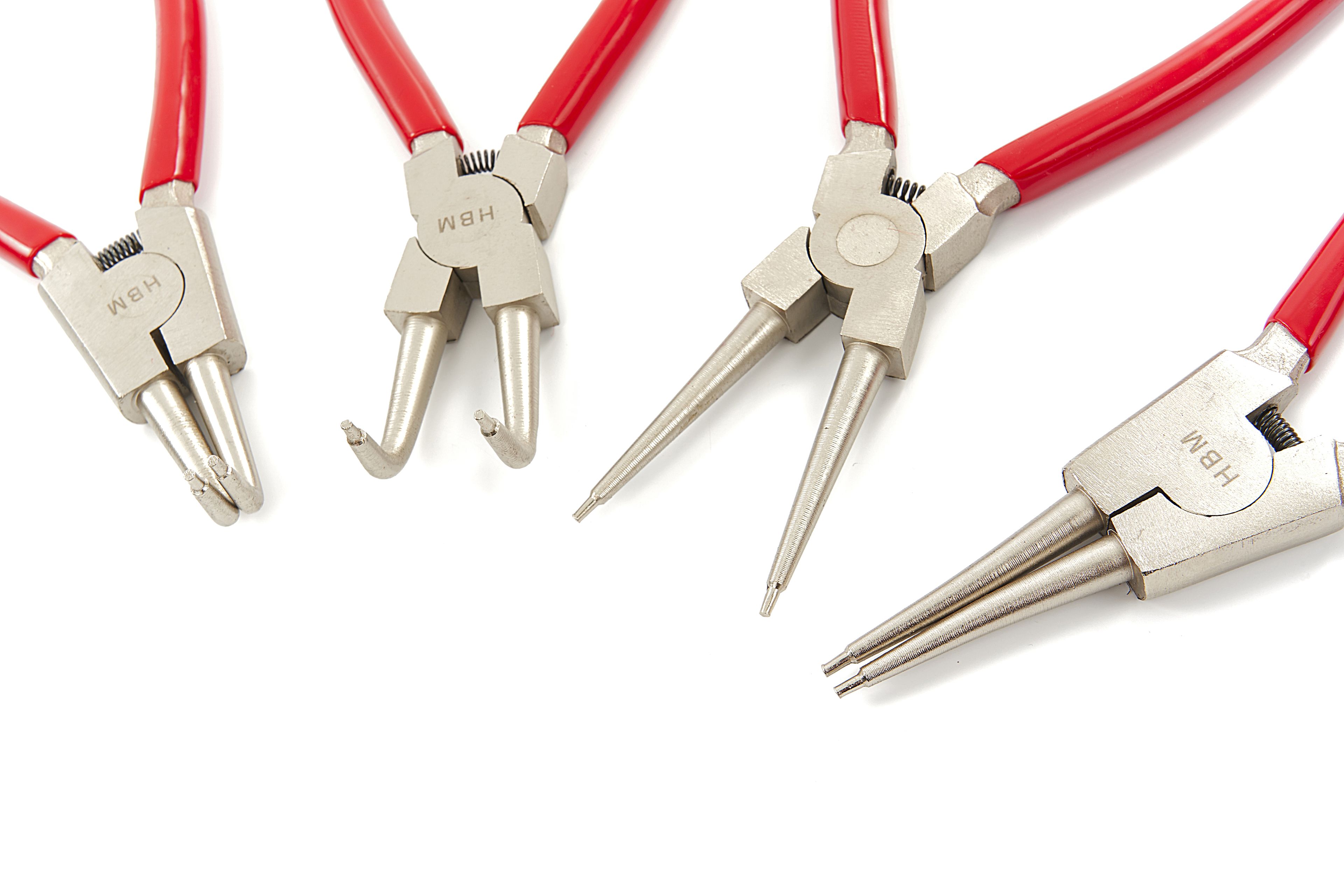 HBM Jeu de pinces à circlips de 225 mm 4 pièces Image 2