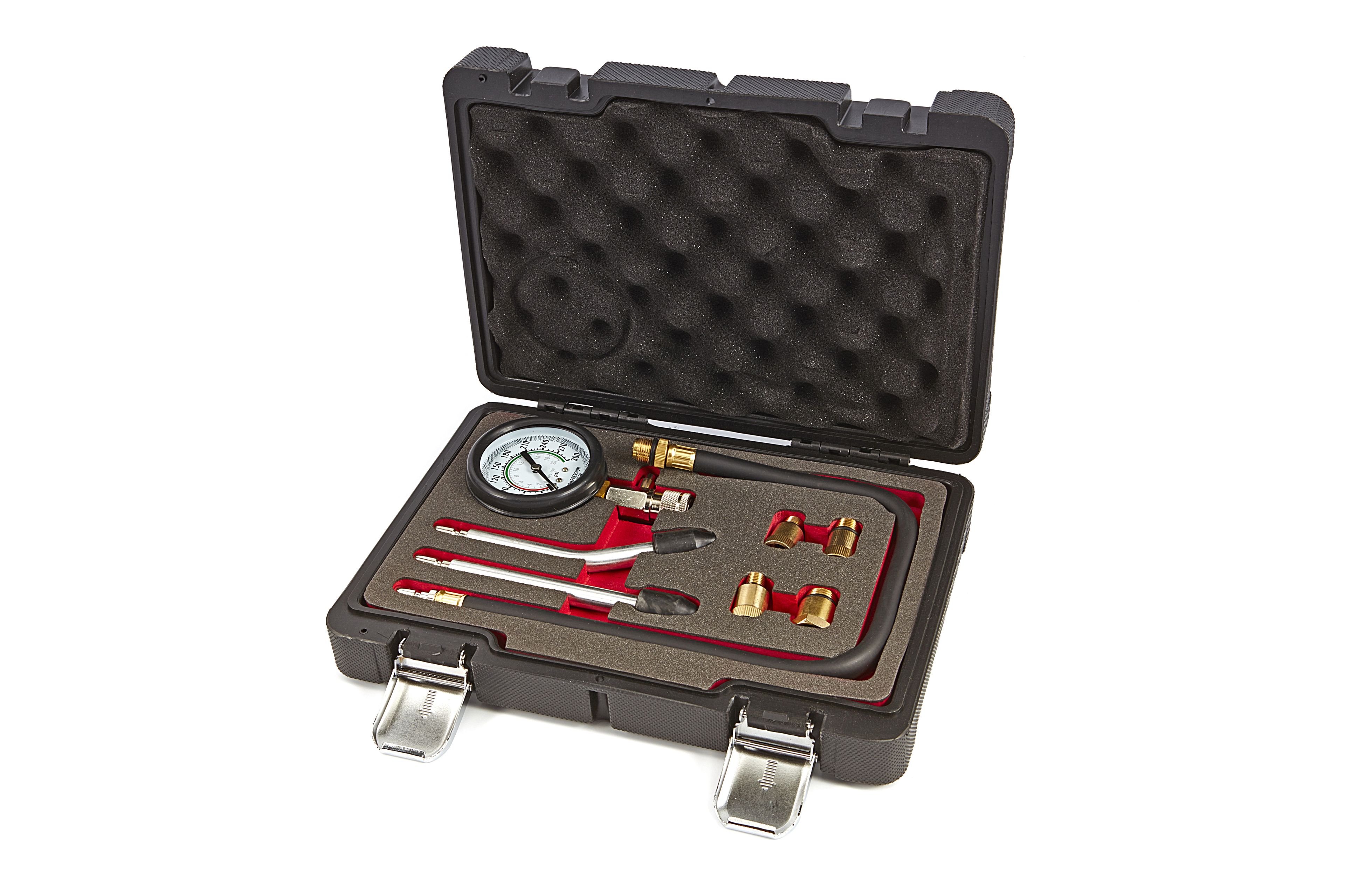 HBM Testeur de compression professionnel 8 pièces pour moteurs à essence