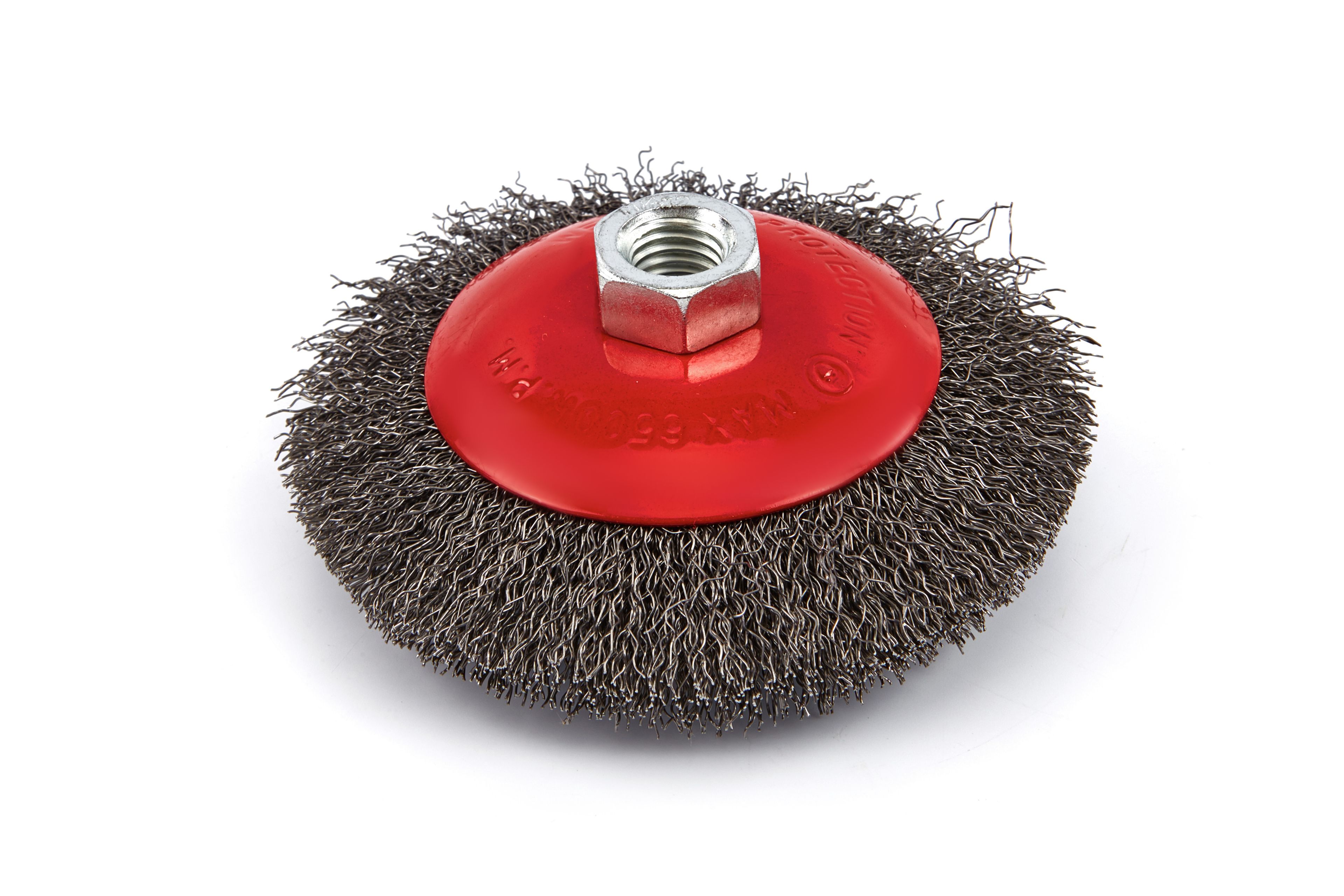 HBM mm Brosse plate en acier avec fil ondulé