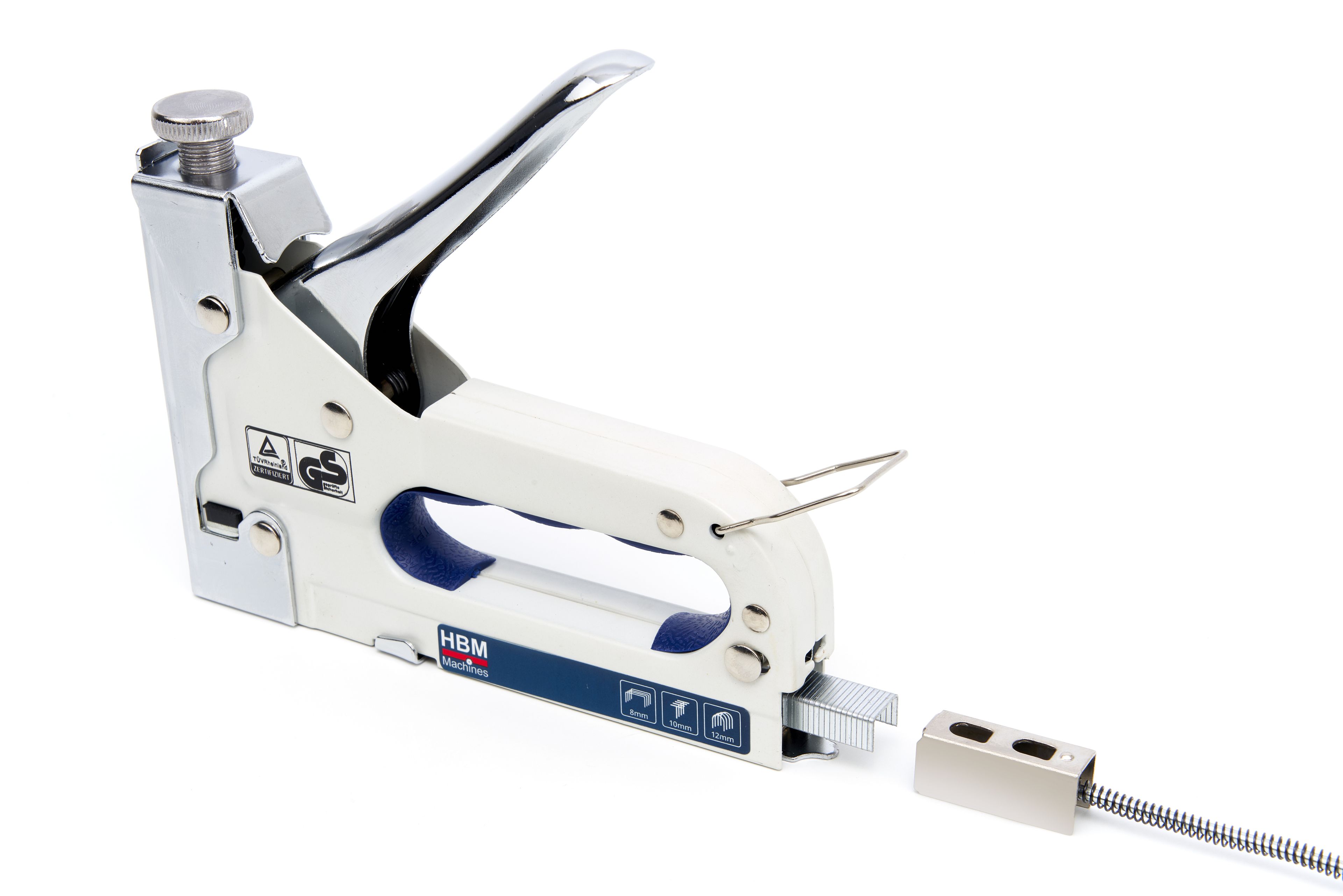 HBM 3 en 1 Handtacker en acier, agrafeuse pour agrafes, agrafes et clous Image 8