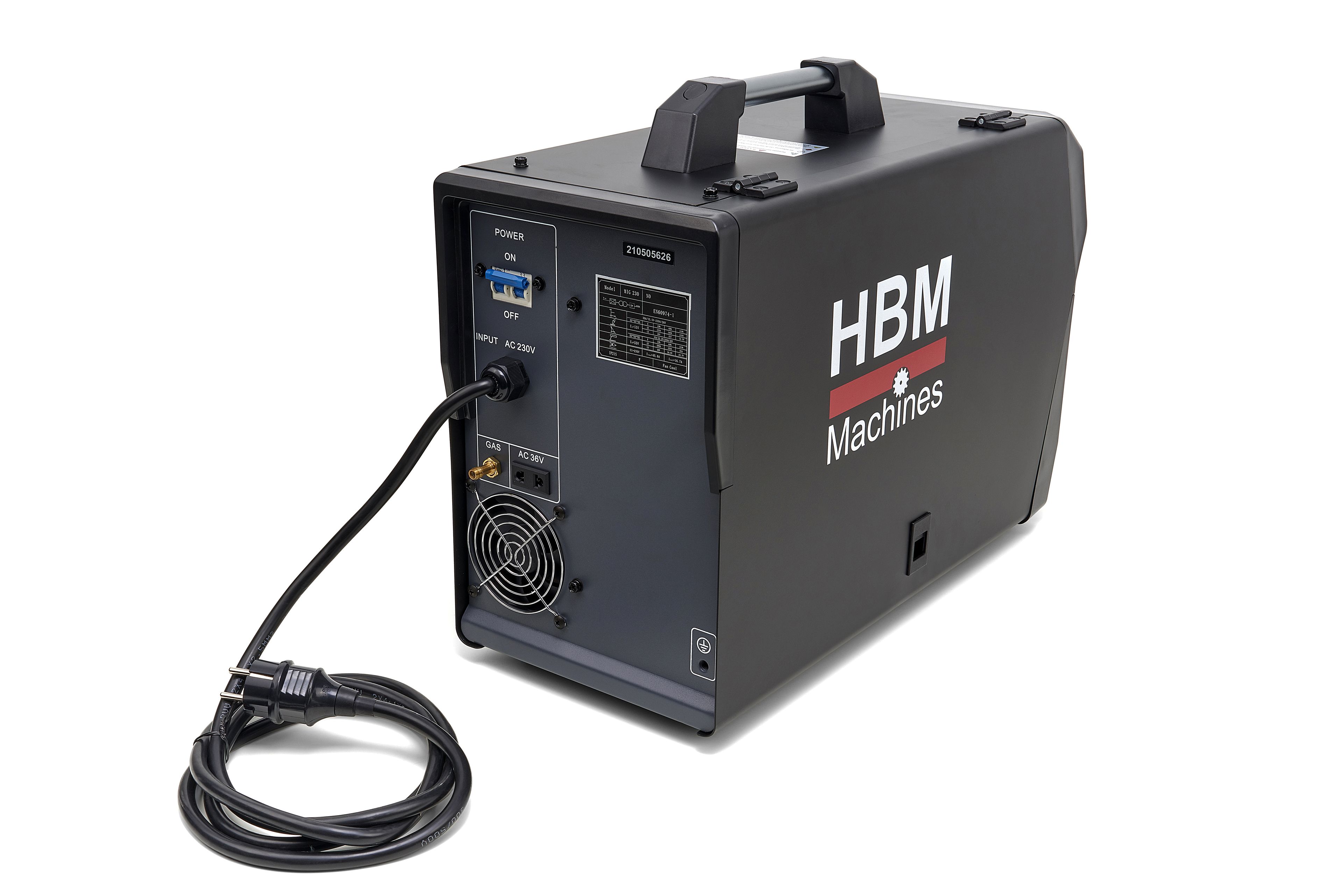 HBM Onduleur de soudage Mig synergique 230 CI avec affichage numérique et technologie IGBT Image 2