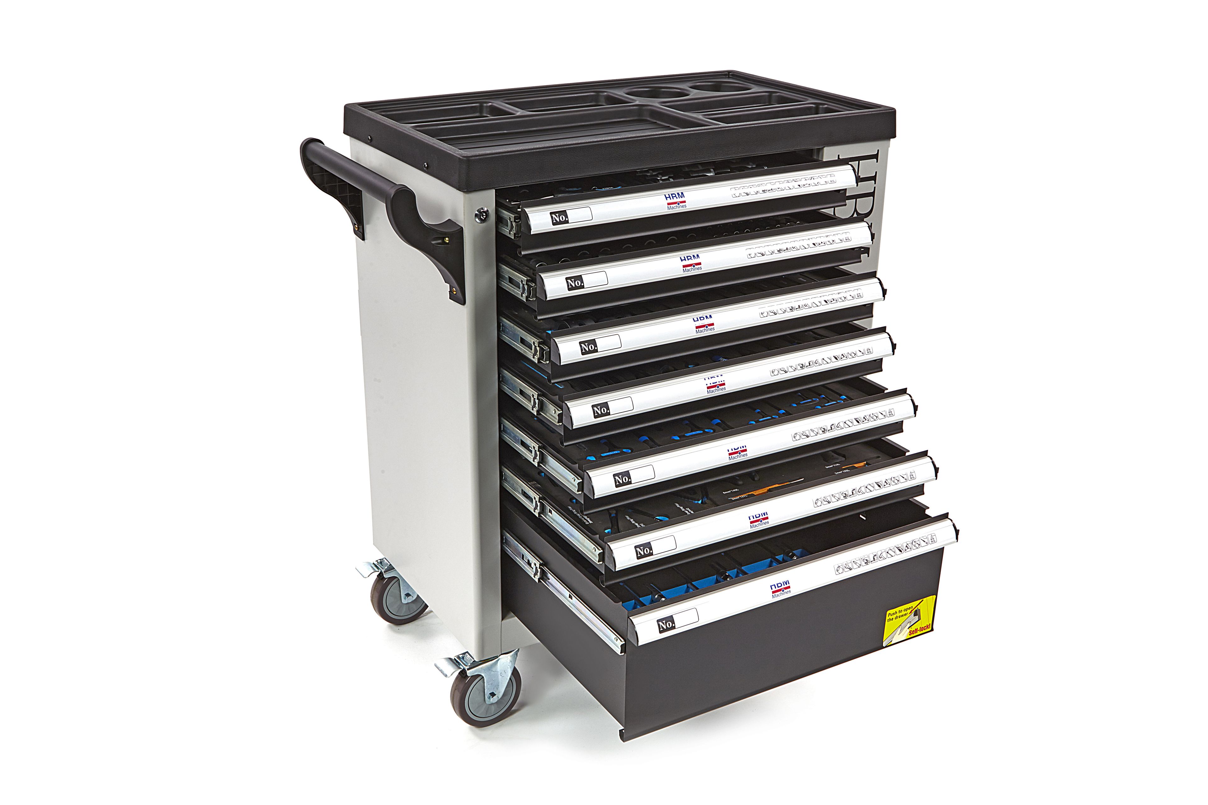 HBM servante à outils garnie 262 pièces, noir Image 5