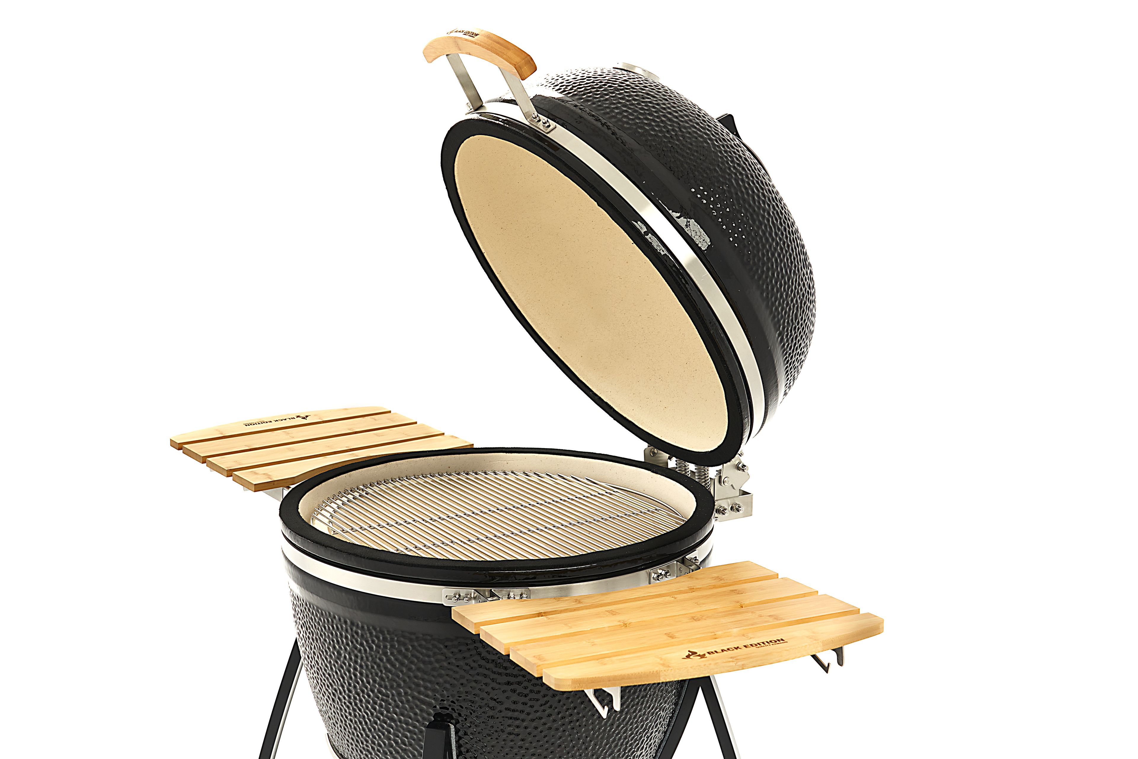 Barbecue en céramique de 68 cm sur roulettes Black Edition Image 11