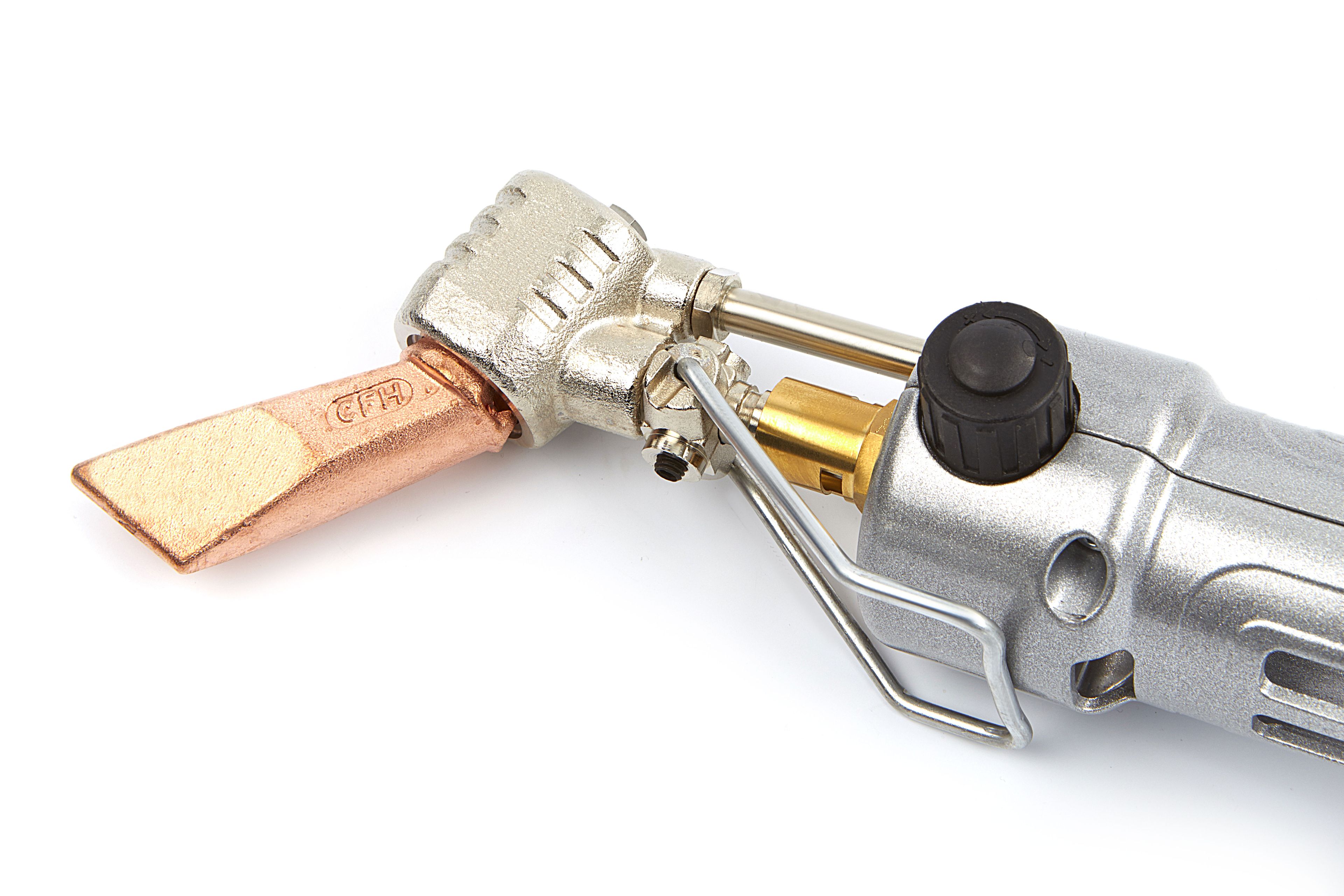 CFH Fer à souder professionnel, kit de soudage de gouttières PL 932 avec bidon de gaz Image 6