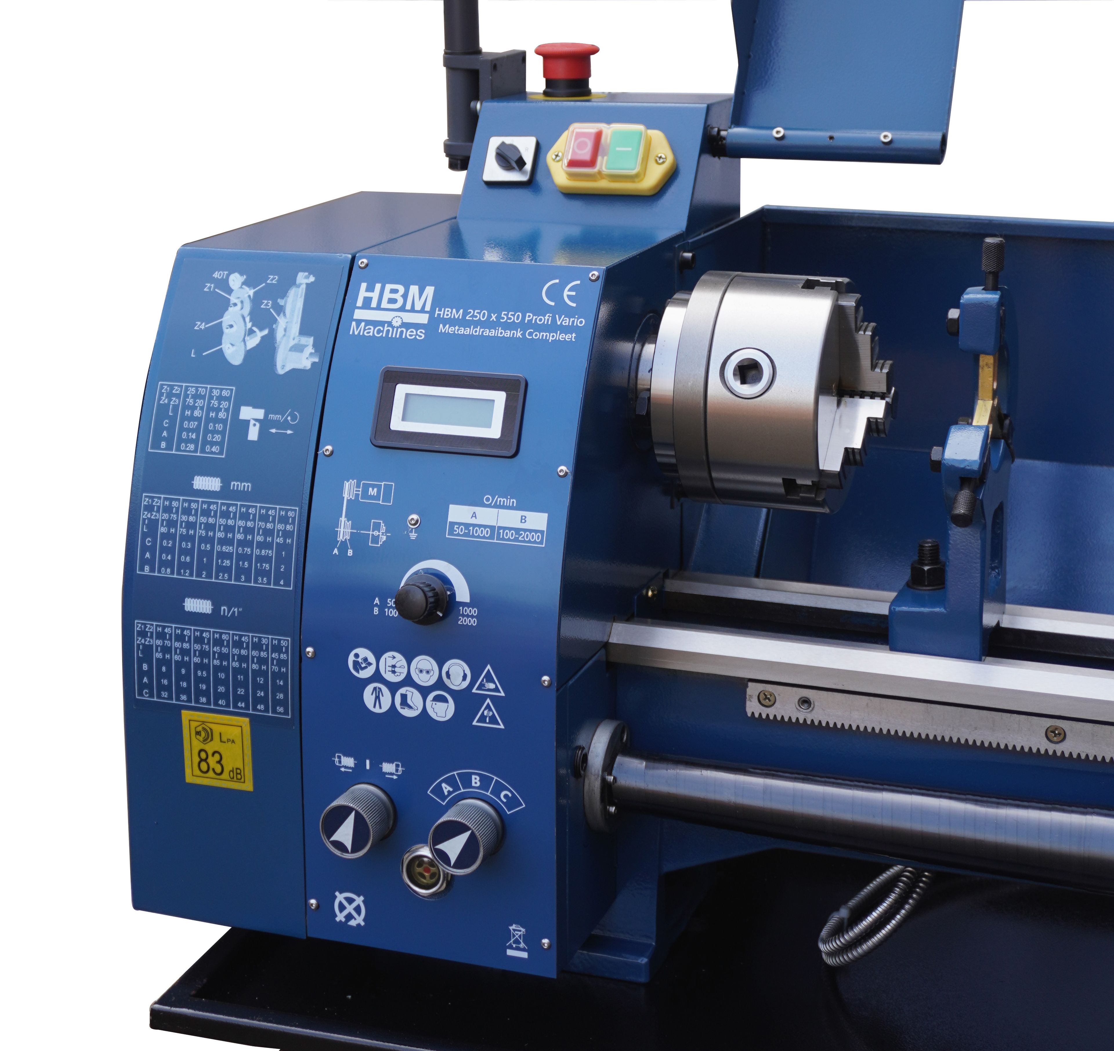 HBM tour à métaux 250 x 550 DRO vario Image 3