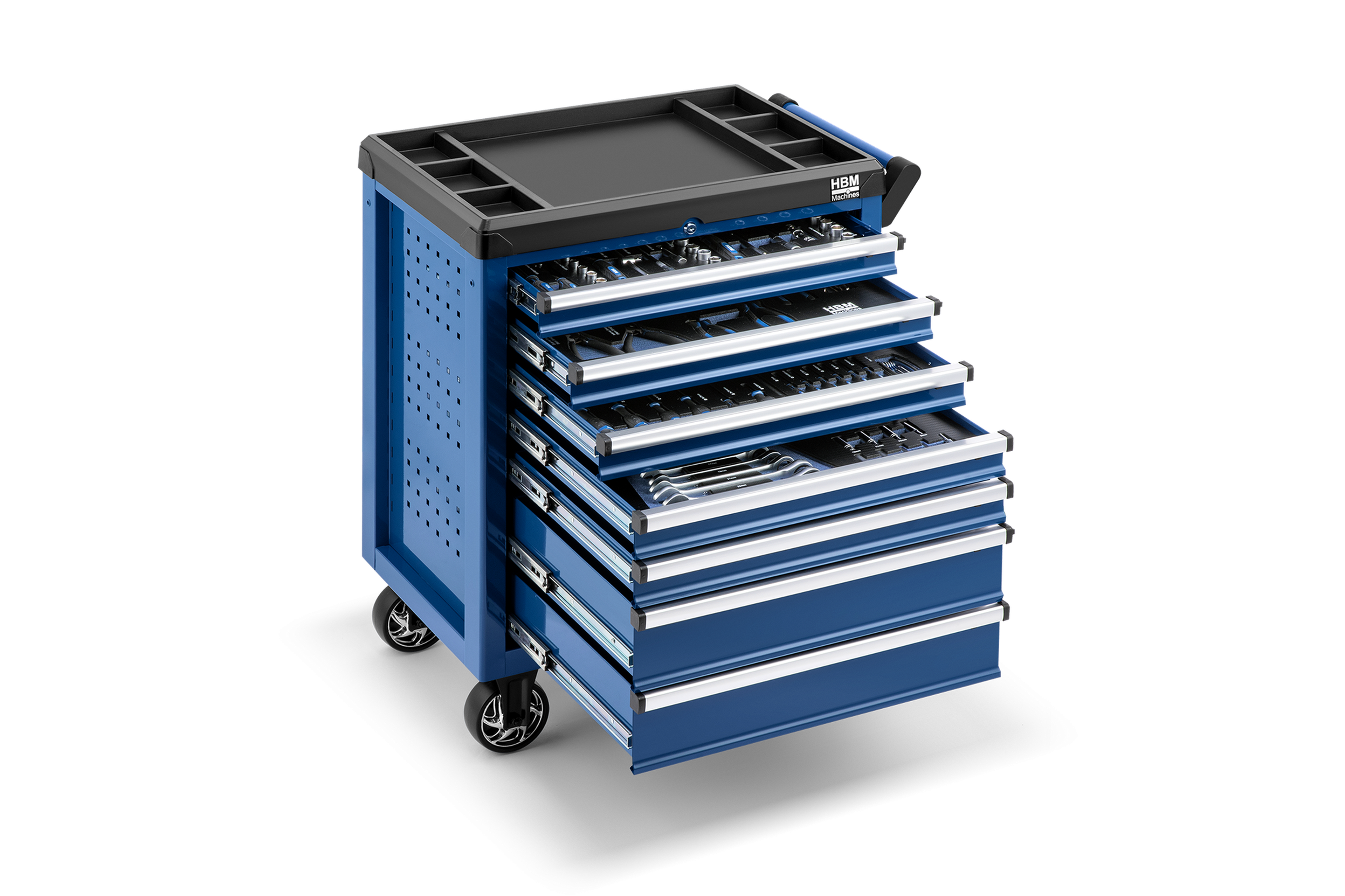 HBM gevulde gereedschapswagen 154-delig blauw Image 3