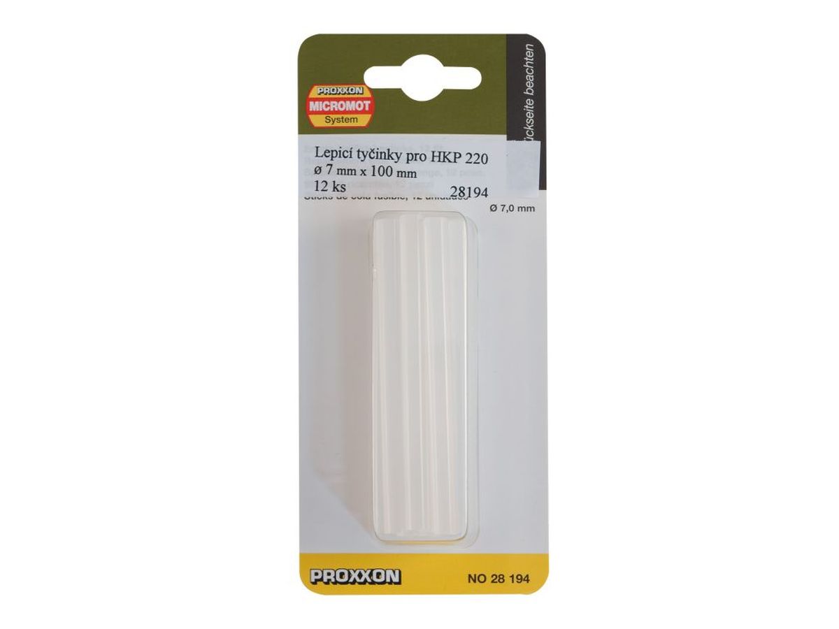 Proxxon Klebestifte für HKP 220, 7 mm, 12 Stück.