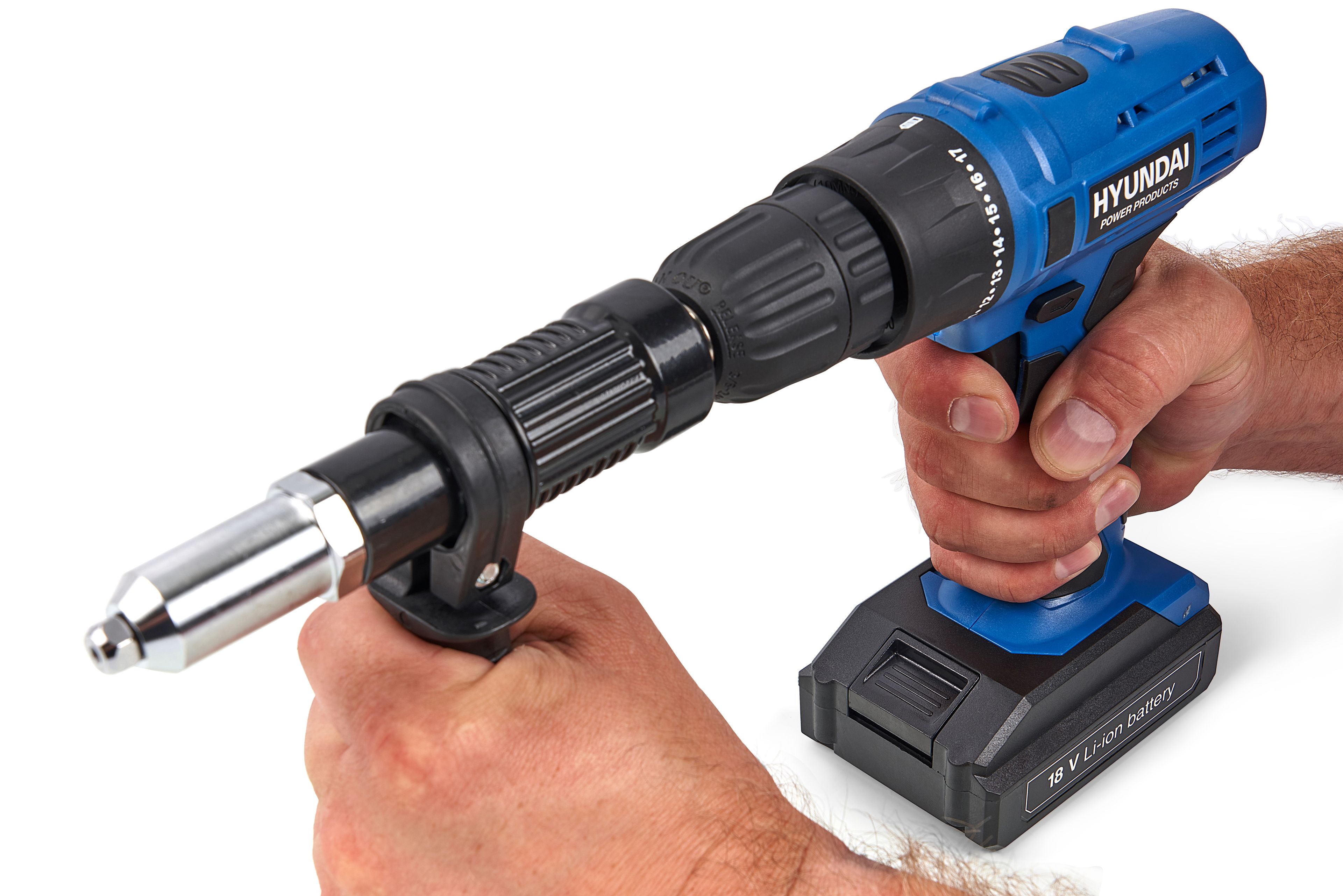 Pinza per rivetti HBM per trapano a batteria Modello 2 Image 5