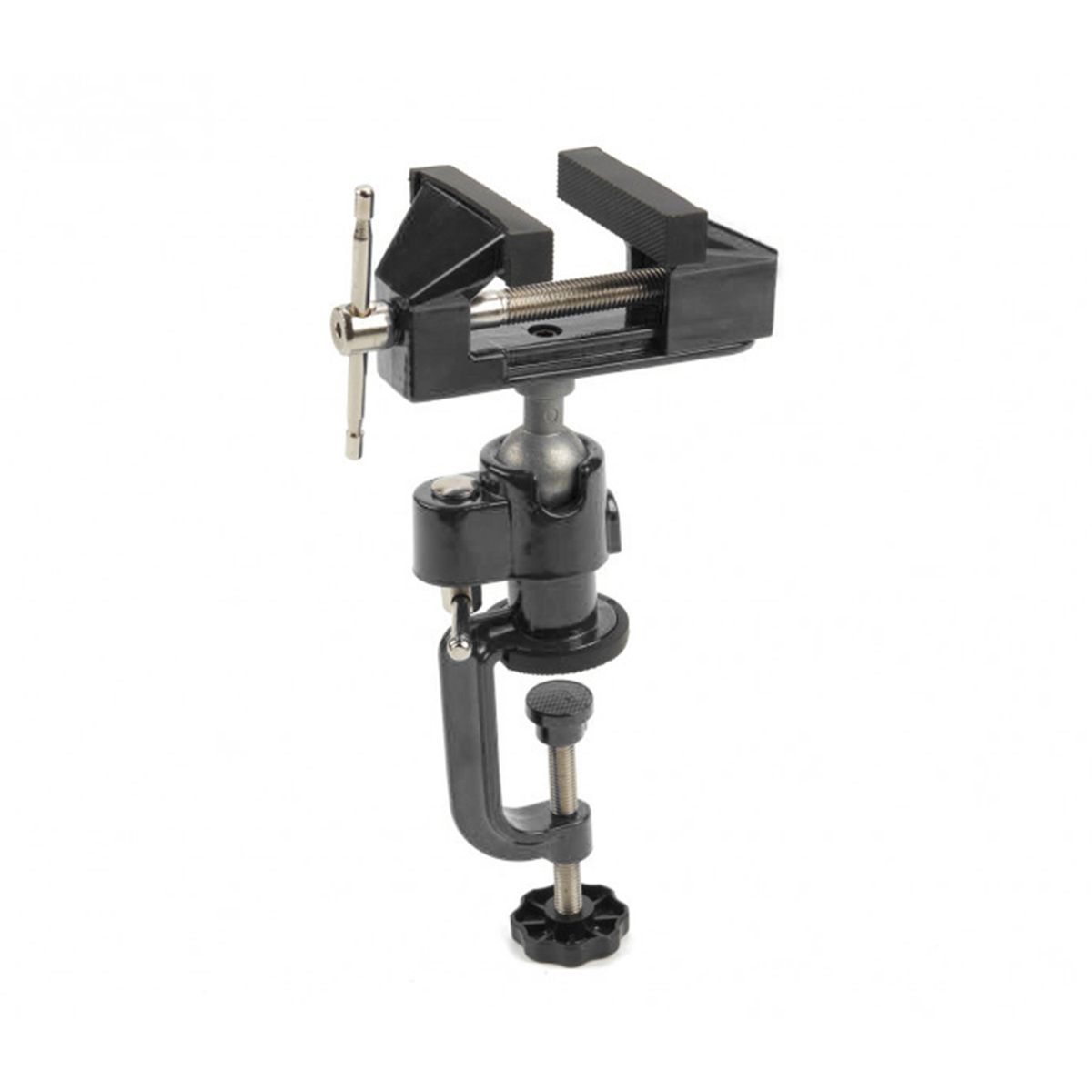 HBM 70 mm. Tornillo de banco ajustable multiángulo – Giratorio 360 grados