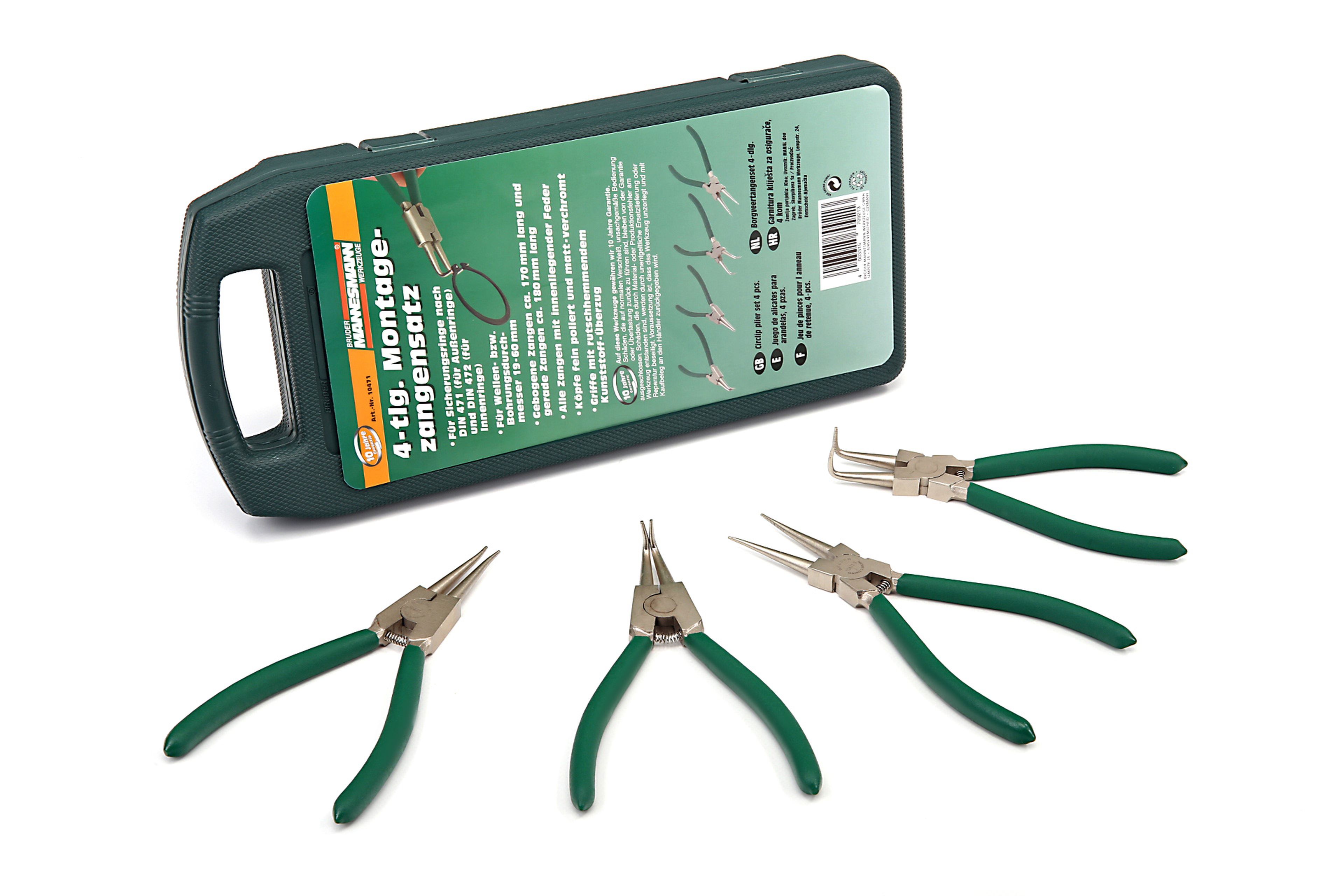 Set di pinze Mannesmann 4 pezzi - 10471 Image 2
