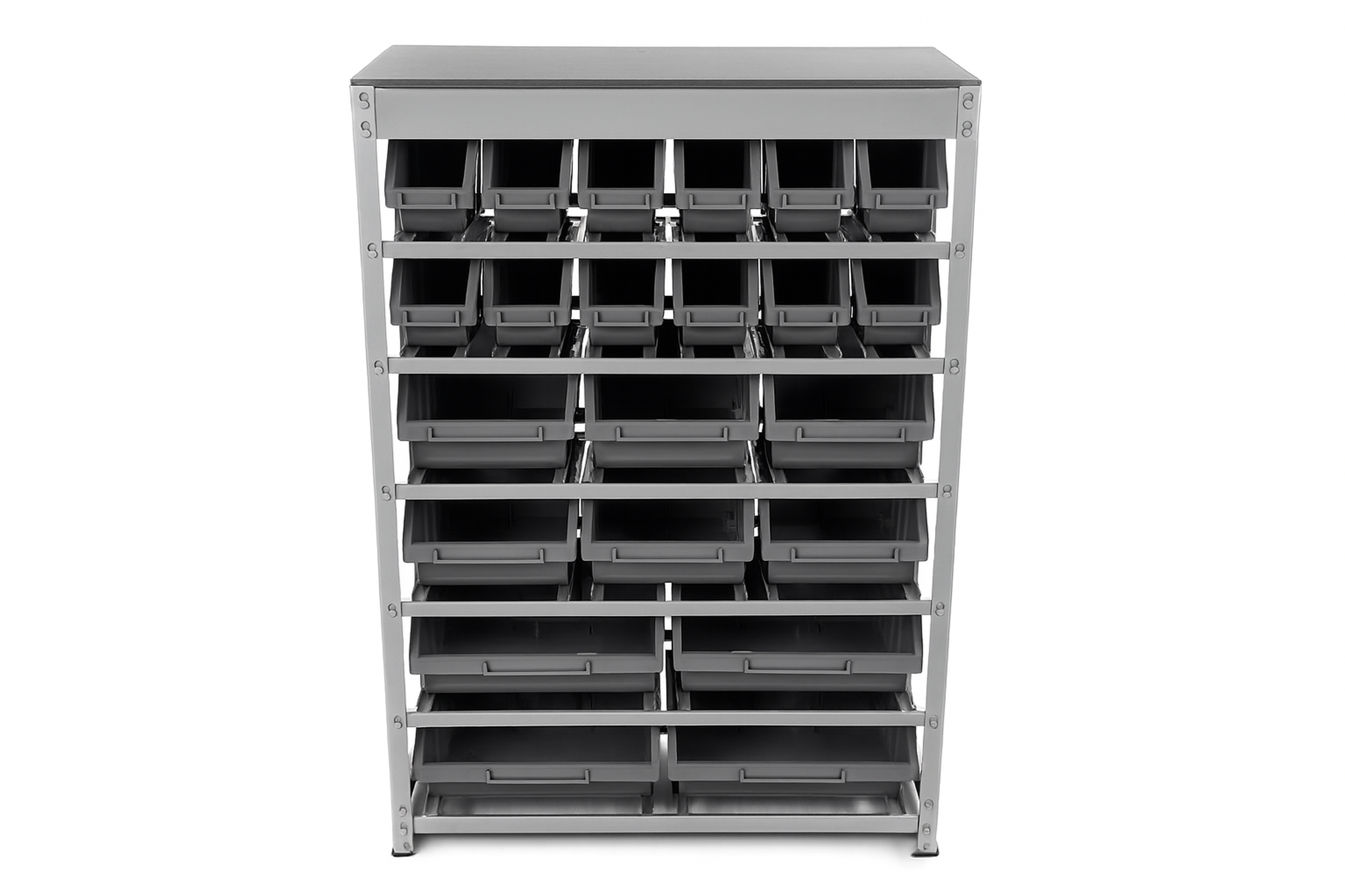 HBM Bakkenkast, opbergsysteem, stelling met 22 opbergbakken Image 2