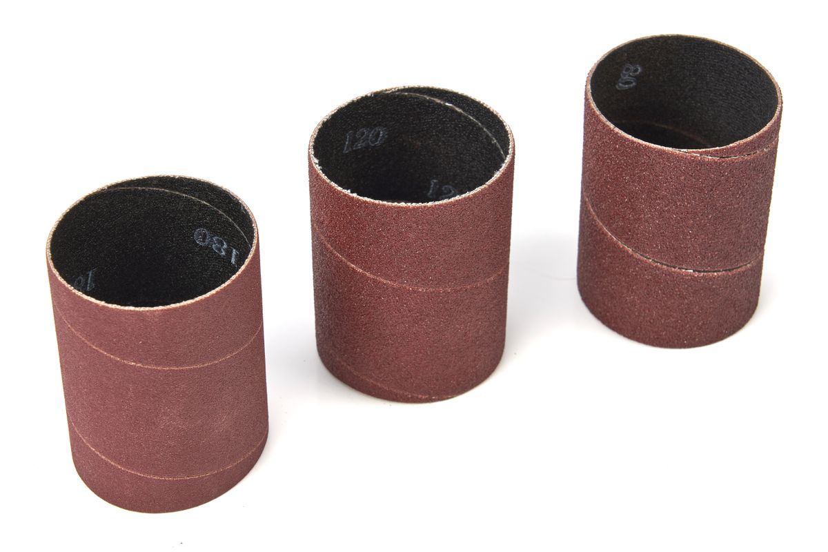 Conjunto de tambores de lijado de 3 piezas HBM para la máquina de satinado HBM - Máquina de cepillos con cabeza inclinable - 420 vatios