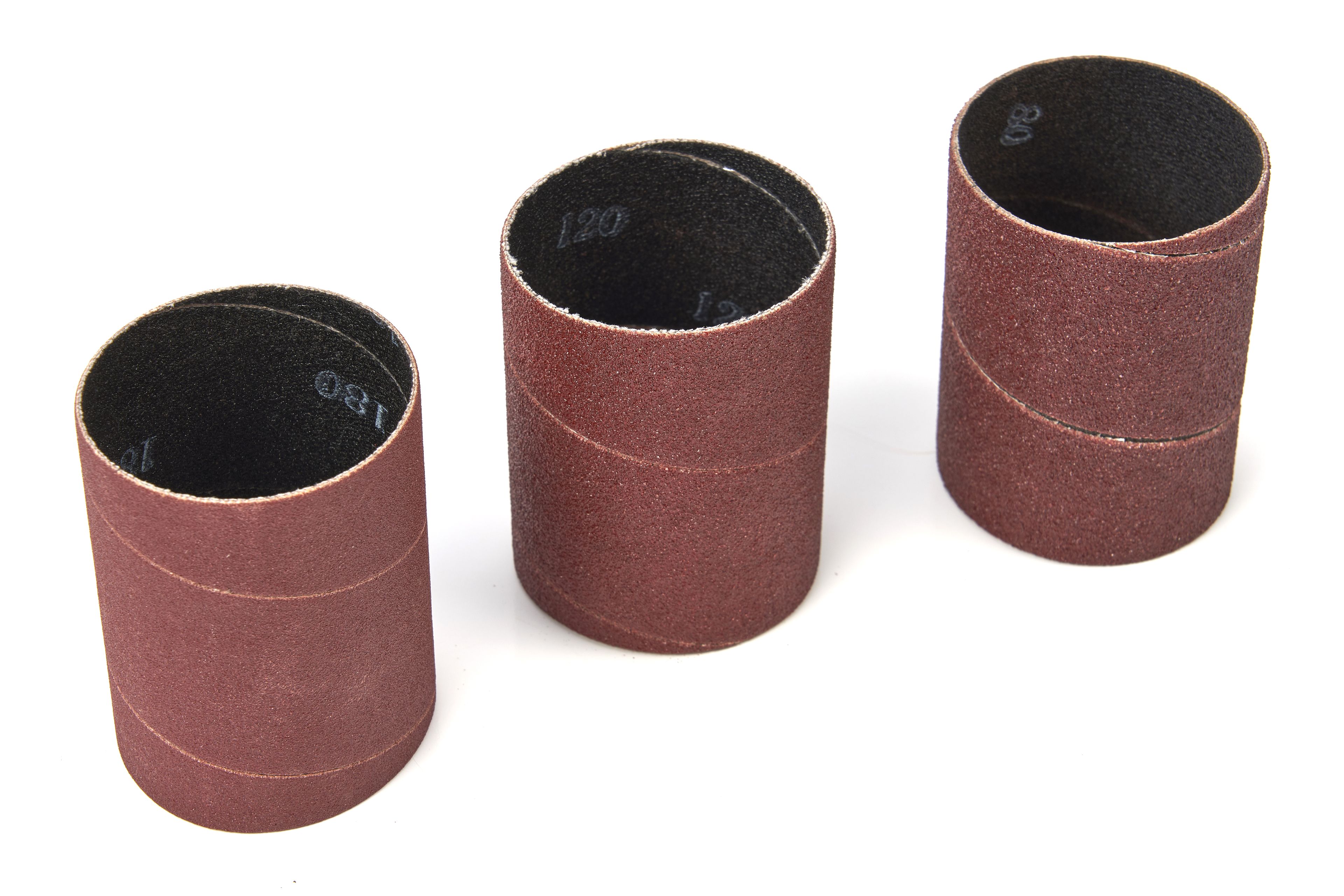 HBM 3 Delige Schuurdrumset voor de voor de HBM Satineermachine - Borstelmachine Met Kantelbare Kop - 420 Watt