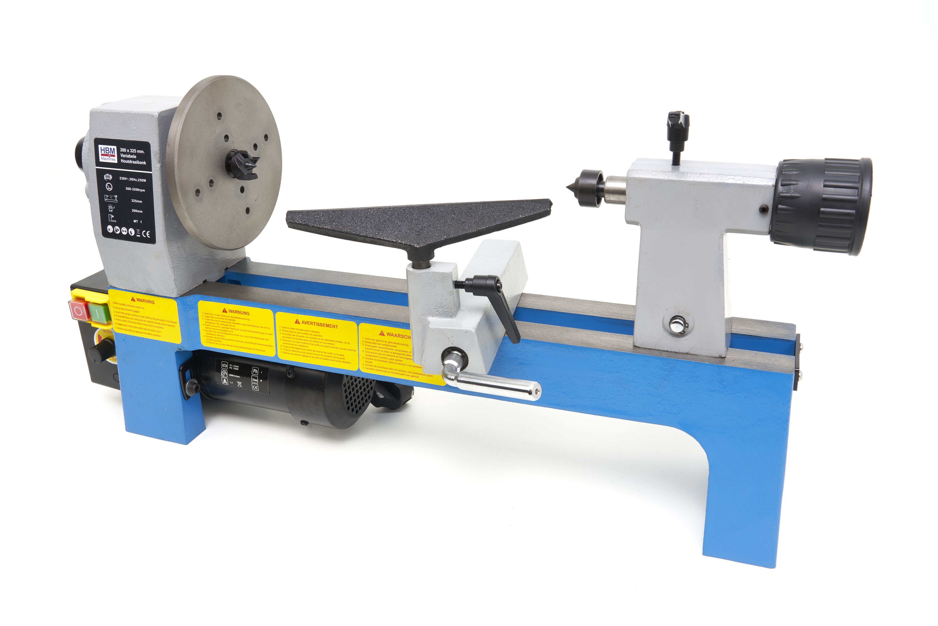 HBM Tour à bois avec variateur 200 x 325 mm Image 5