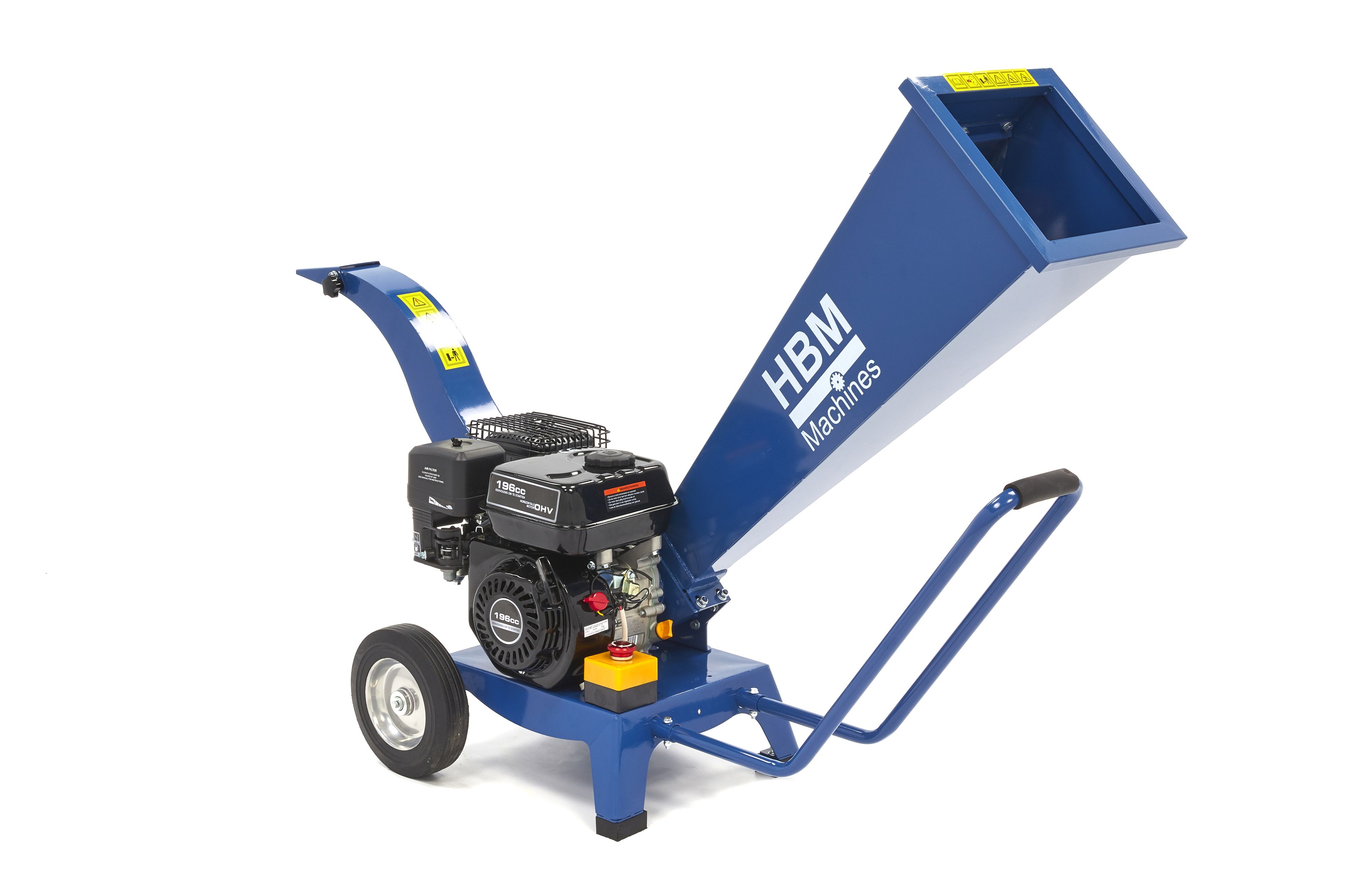 HBM Benzine hakselaar - houtversnipperaar 4 Takt 6.5 PK - 196 cc