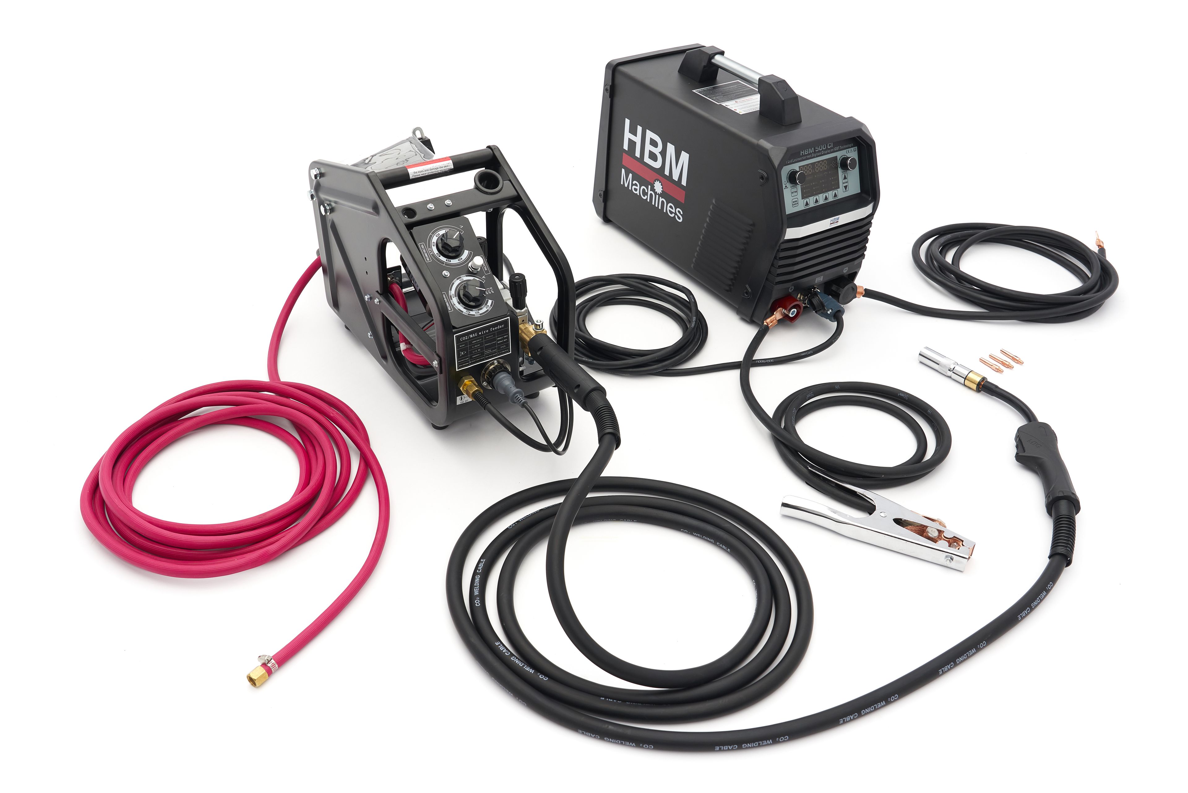 HBM 500 CI Smart Led Inverter per Saldatura con Display Digitale e Tecnologia IGBT 400 volt – Nero Image 7