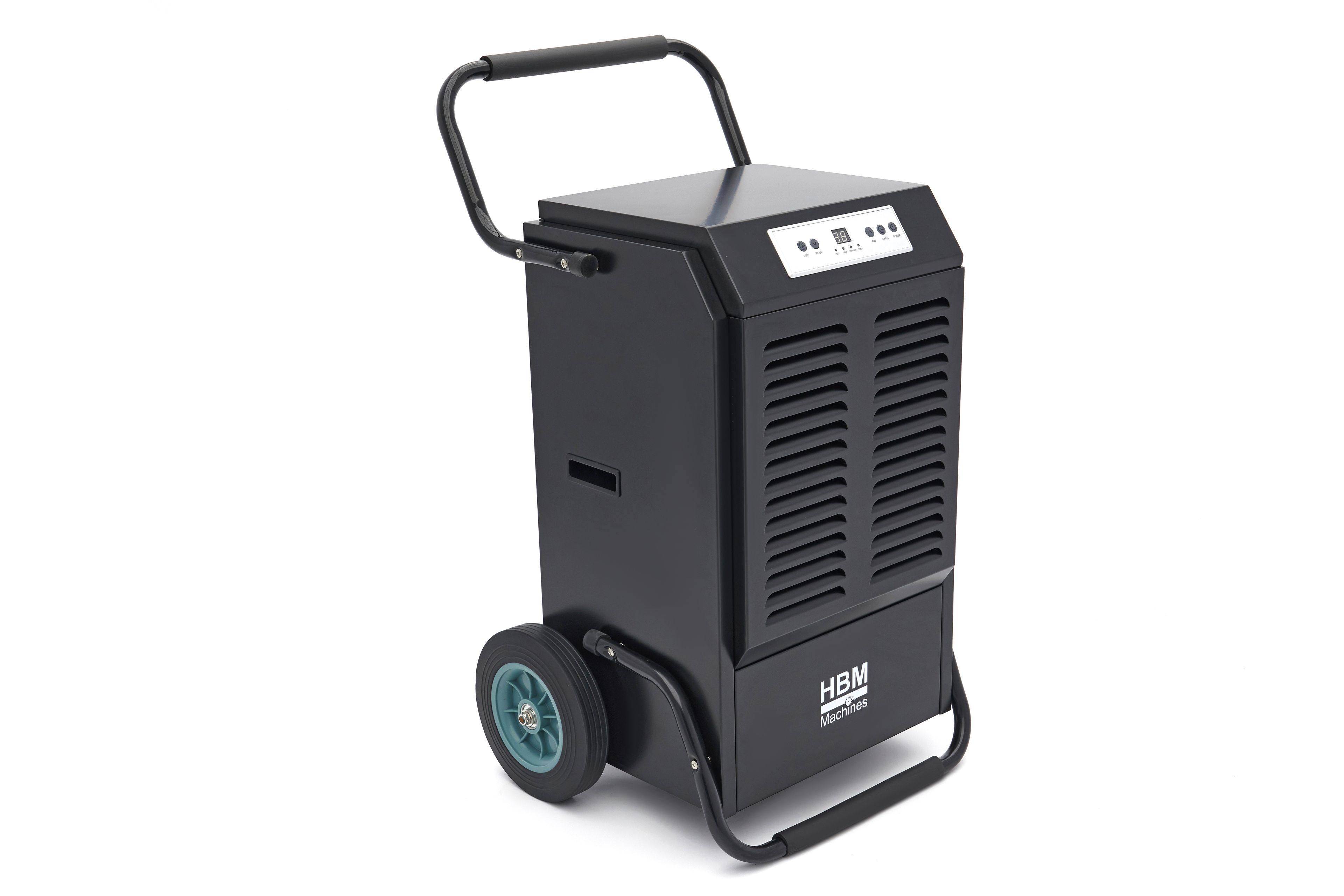 HBM deshumidificador de obra profesional, deshumidificador de aire, captador de humedad 90 litros, 1080 Watt Image 2