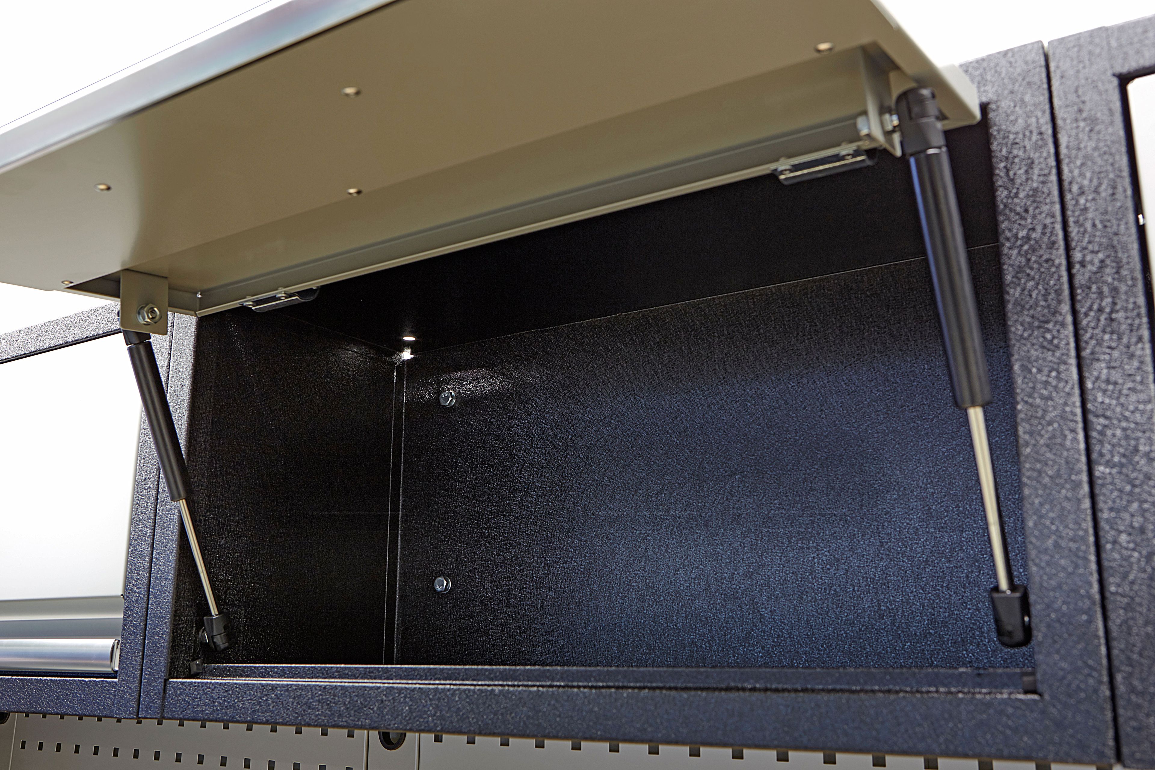 HBM Professionelles modulares Werkstattsystem, 16-teilig, schwarzgrau Image 9