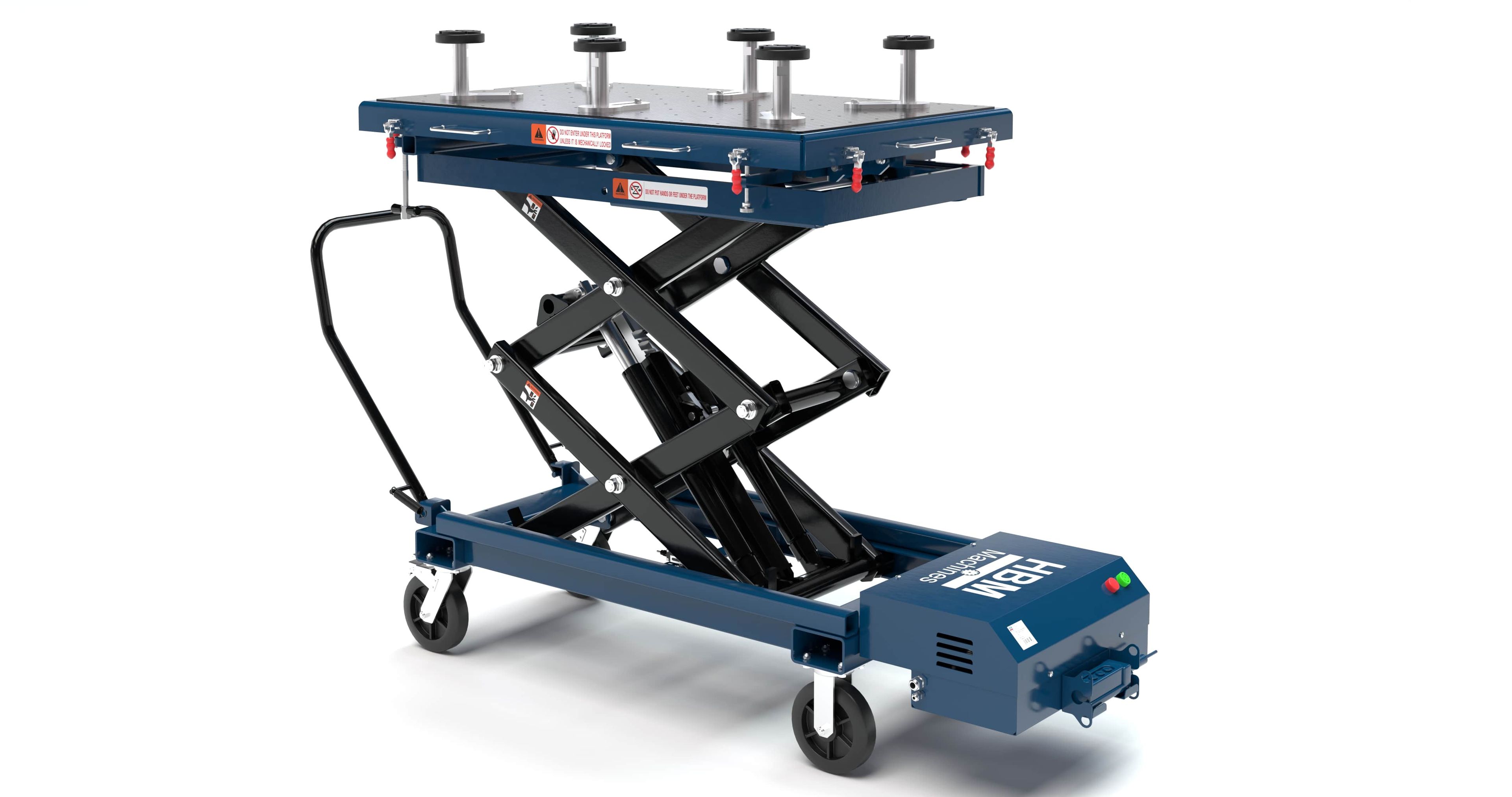 HBM tavolo elevatore EV per montaggio e smontaggio di batterie di veicoli elettrici, 1,2 tonnellate Image 3