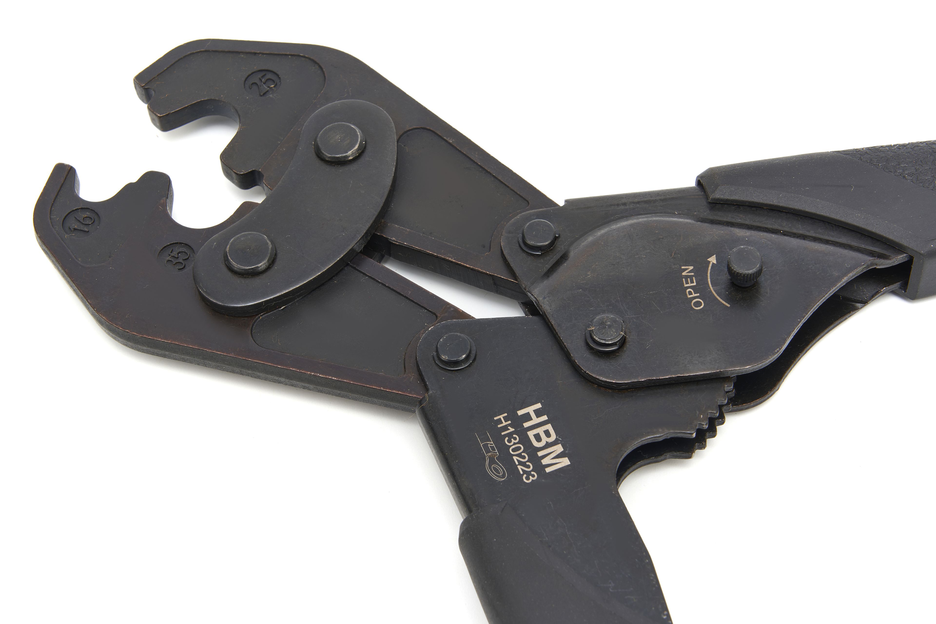 HBM Pince automatique à sertir les câbles avec fonction de cliquet 10 - 50 mm2. Image 5