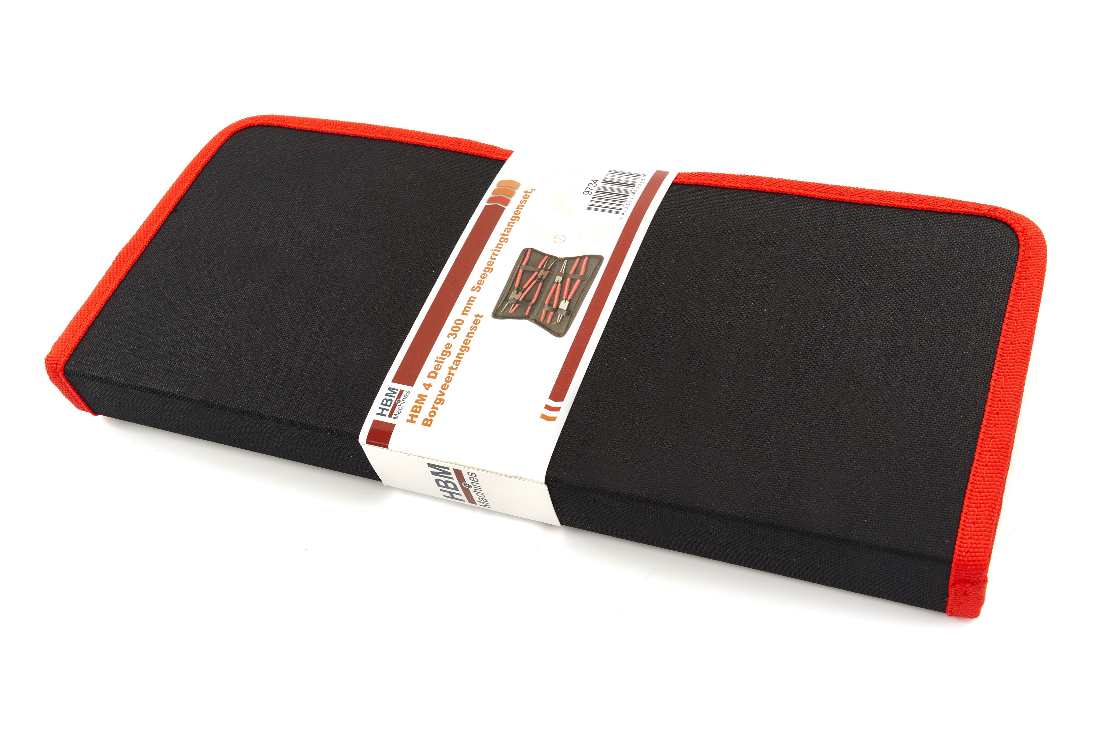 HBM 4 Delige 300 mm Seegerringtangenset, Borgveertangenset Image 5