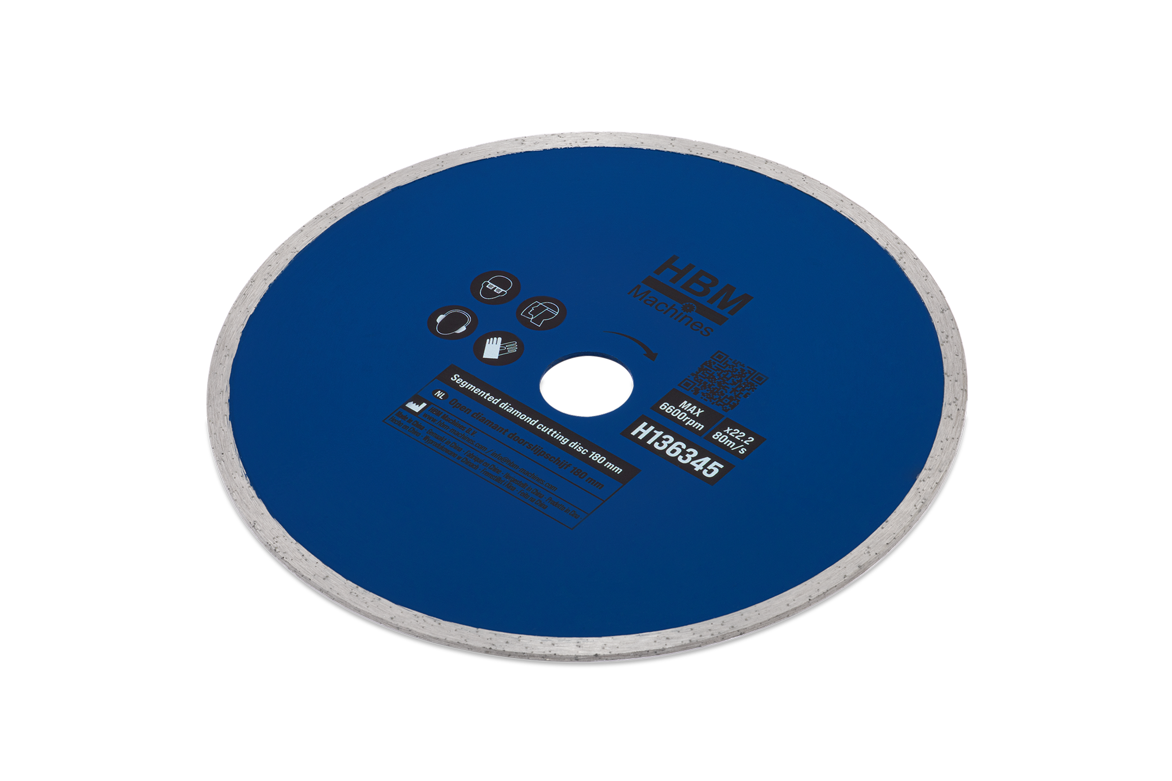 HBM diamant doorslijpschijven 180 mm | Dicht Image 2