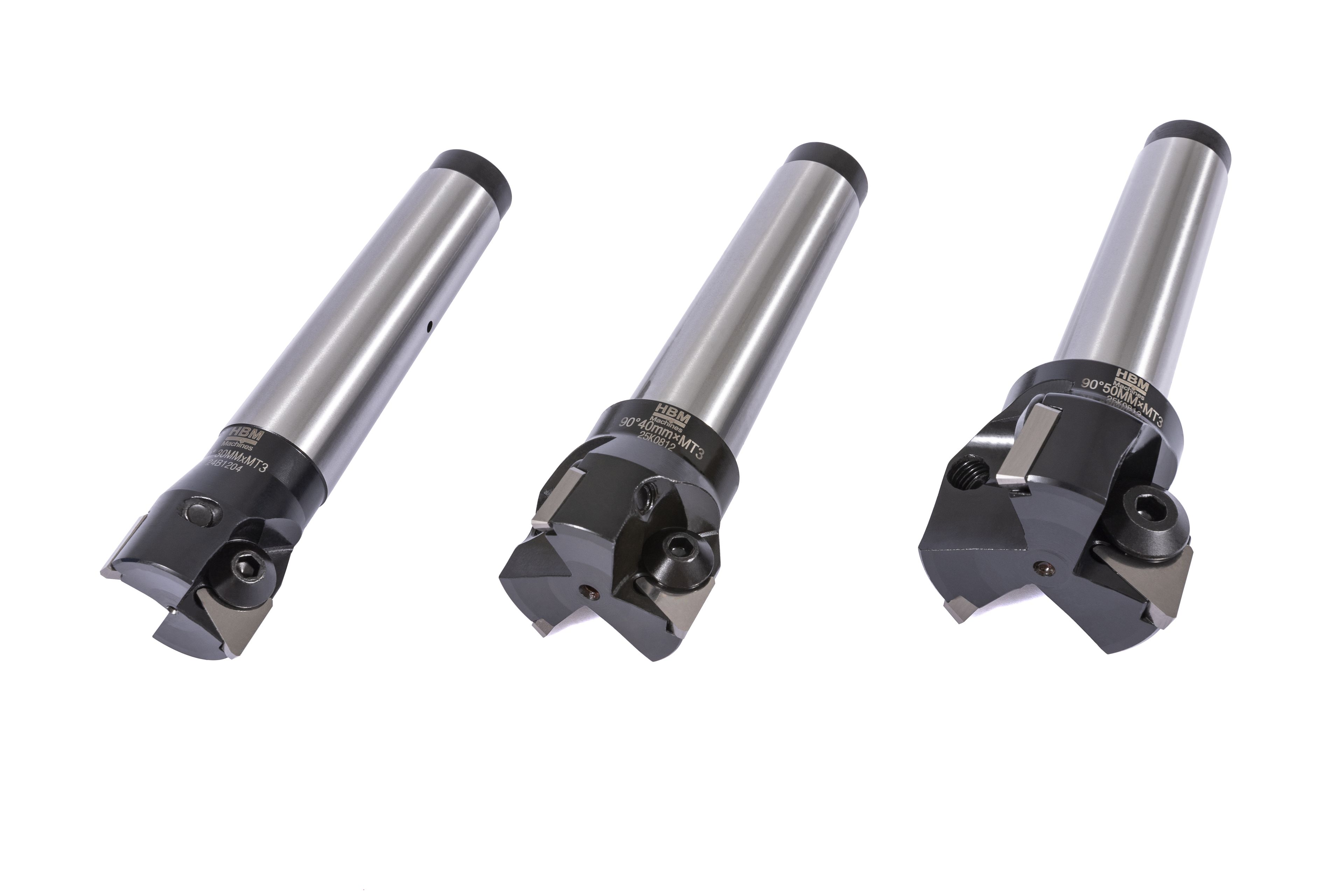 HBM 3 Delige Vlakfrezenset MC3 / 30 - 40 - 50 mm