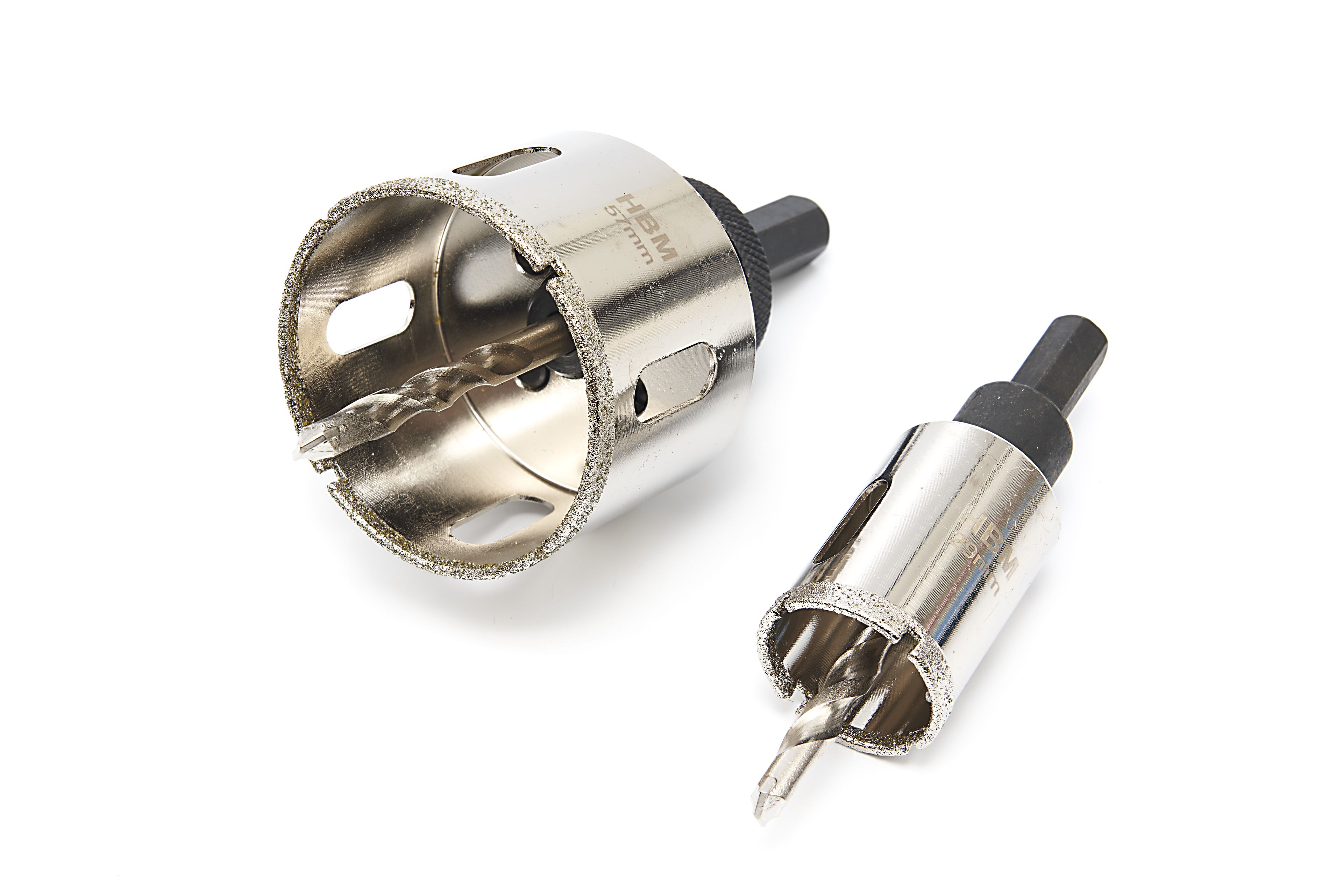 HBM Jeu de scies cloches diamantées professionnelles 11 pièces 19 - 57 mm Image 2