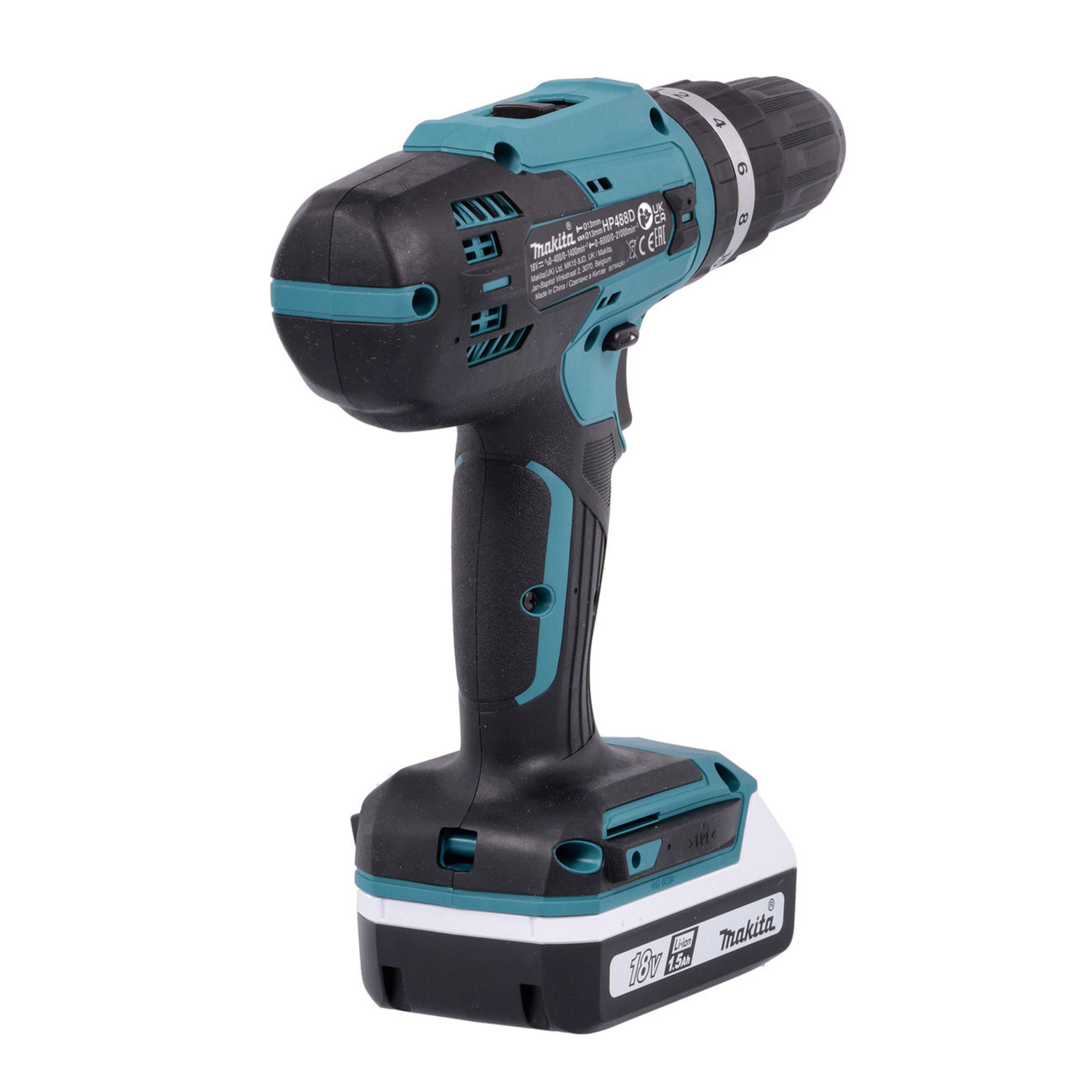 Trapano avvitatore Makita, avvitatore a percussione 18Volt 5,0 Ah, HP488D009 Image 6