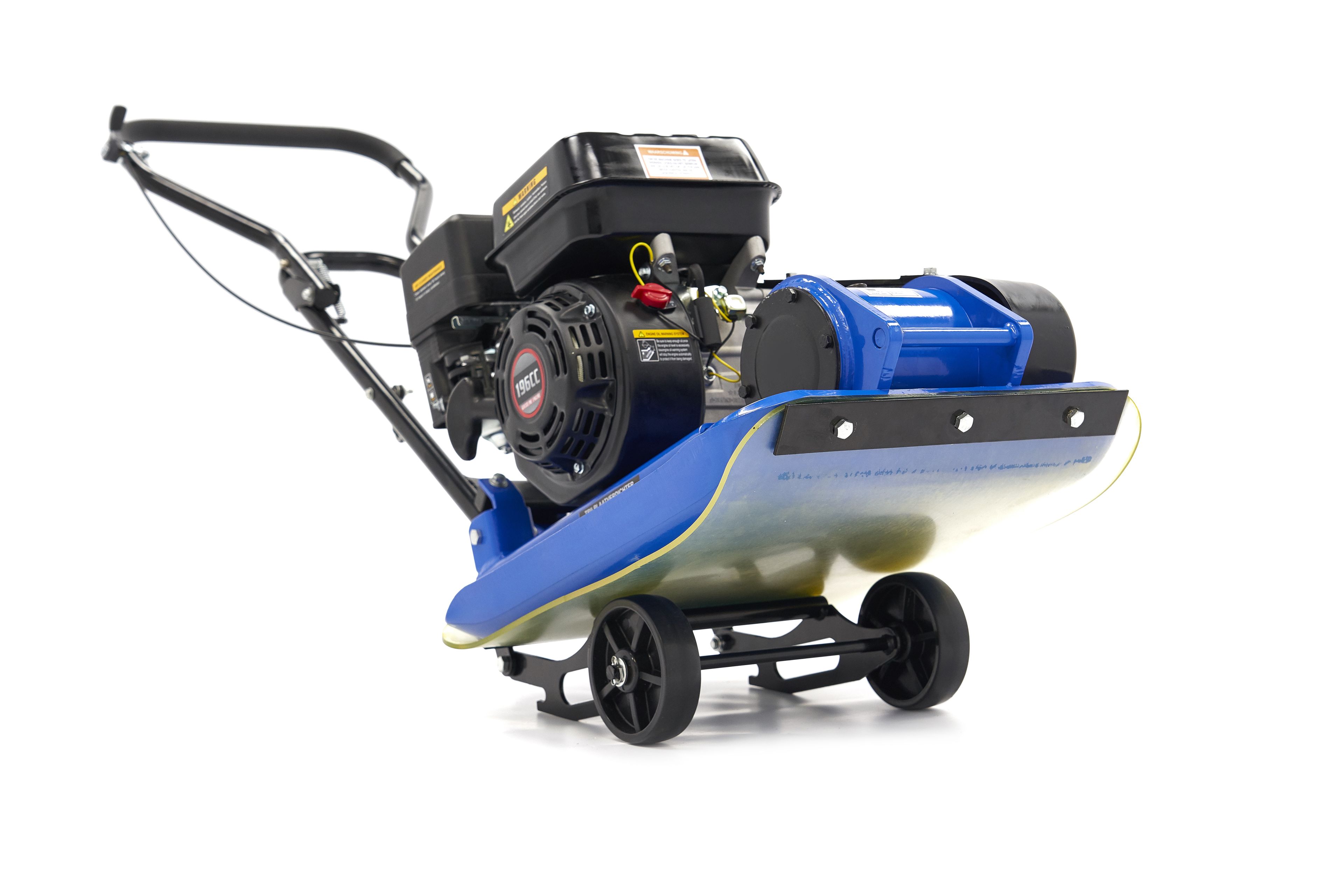 HBM 6,5 PK / 196 CC Plaque vibrante avec jeu de roues et plaque de protection de pavage 13000N Image 7