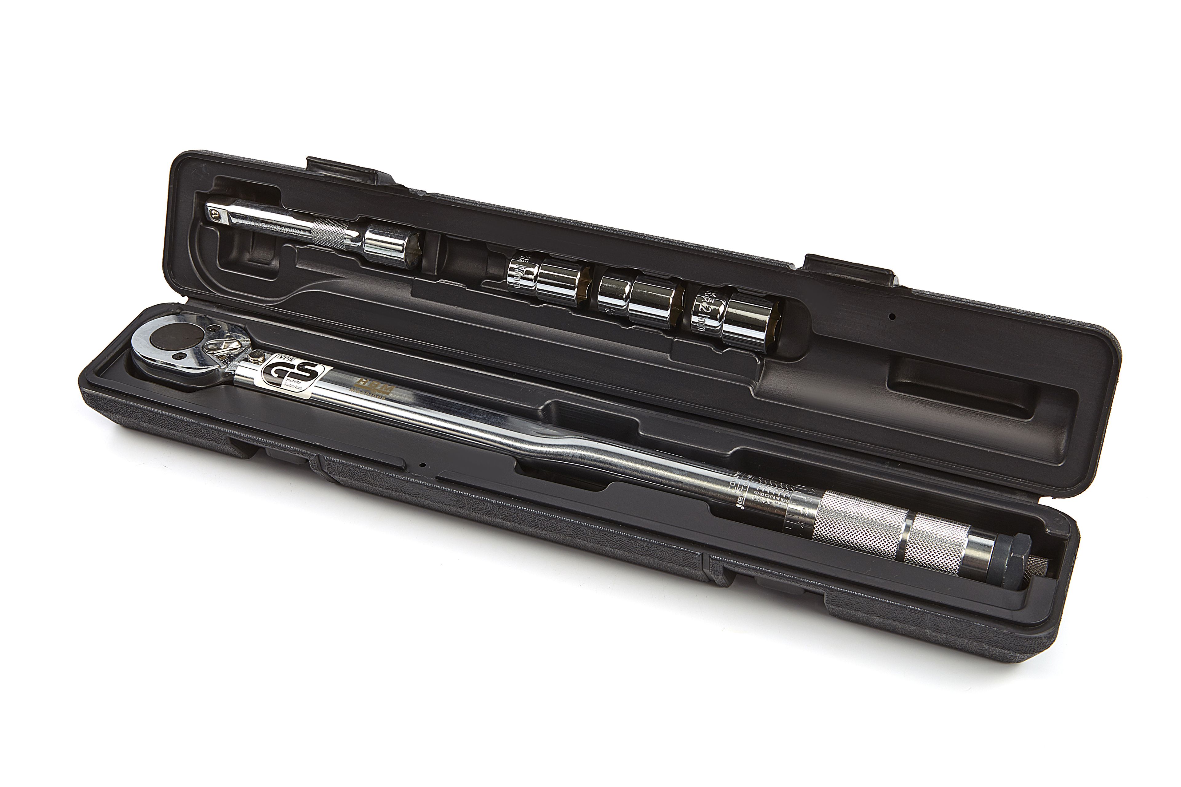 HBM 5 Delige 1/2 inch Momentsleutel 28-210 Nm