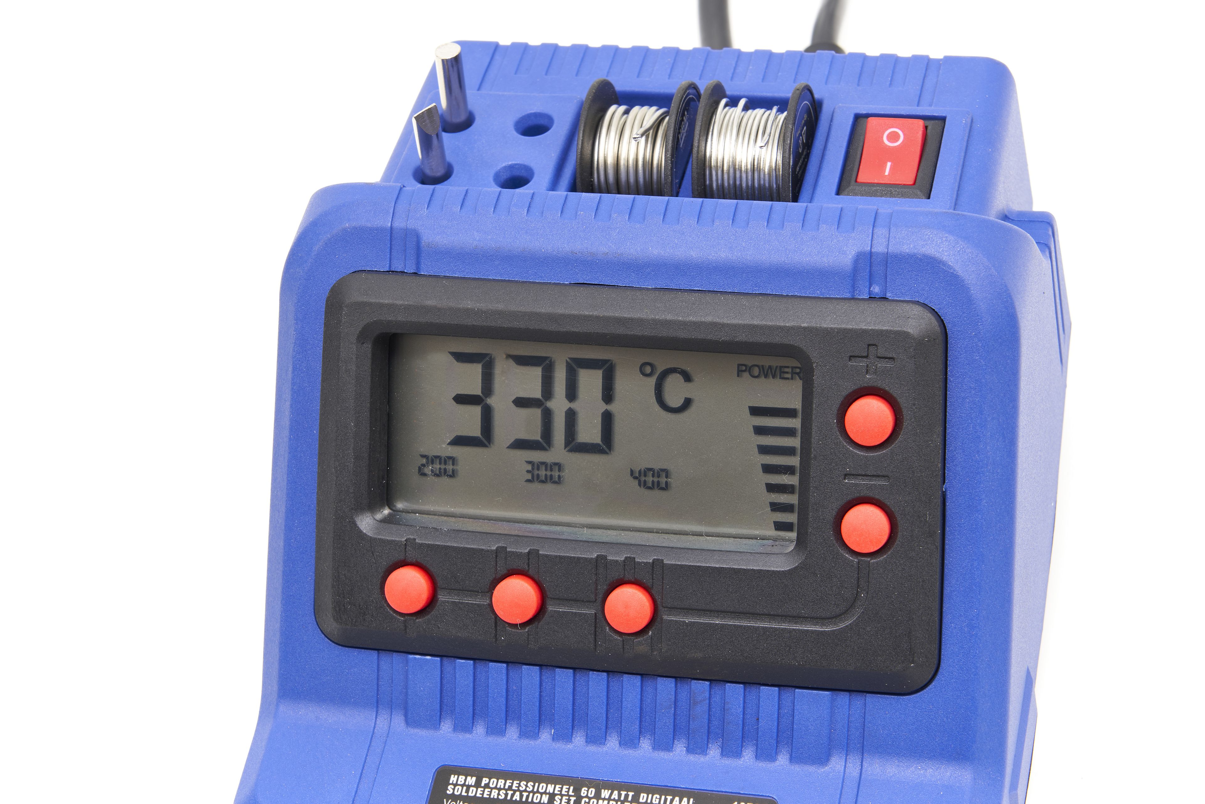 HBM Ensemble professionnel complet de station de soudage numérique 60 watts Image 5