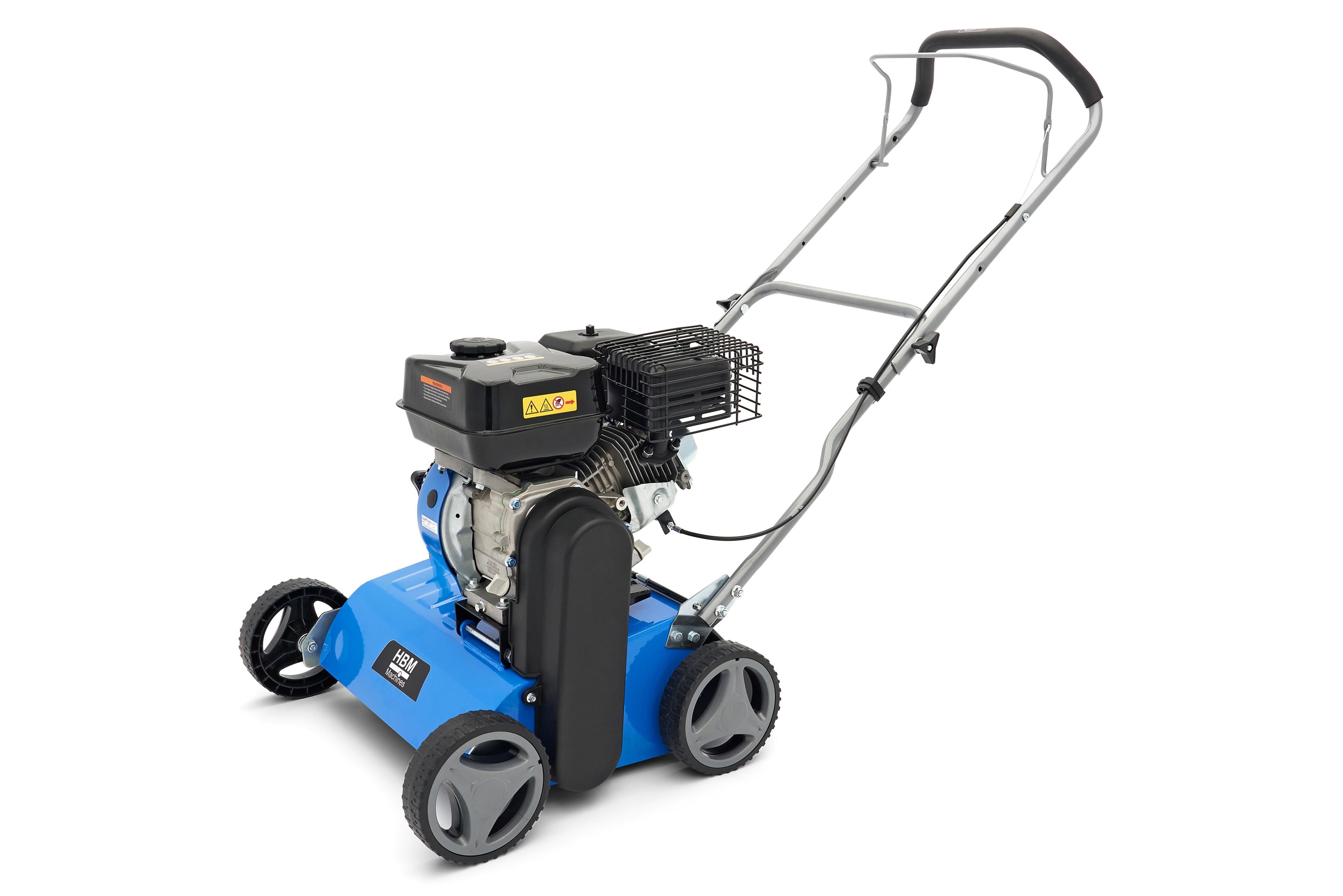 HBM Profi Benzin 208 cc / 4 takt Vertikutierer 400 mm mit 18 Messern Image 6