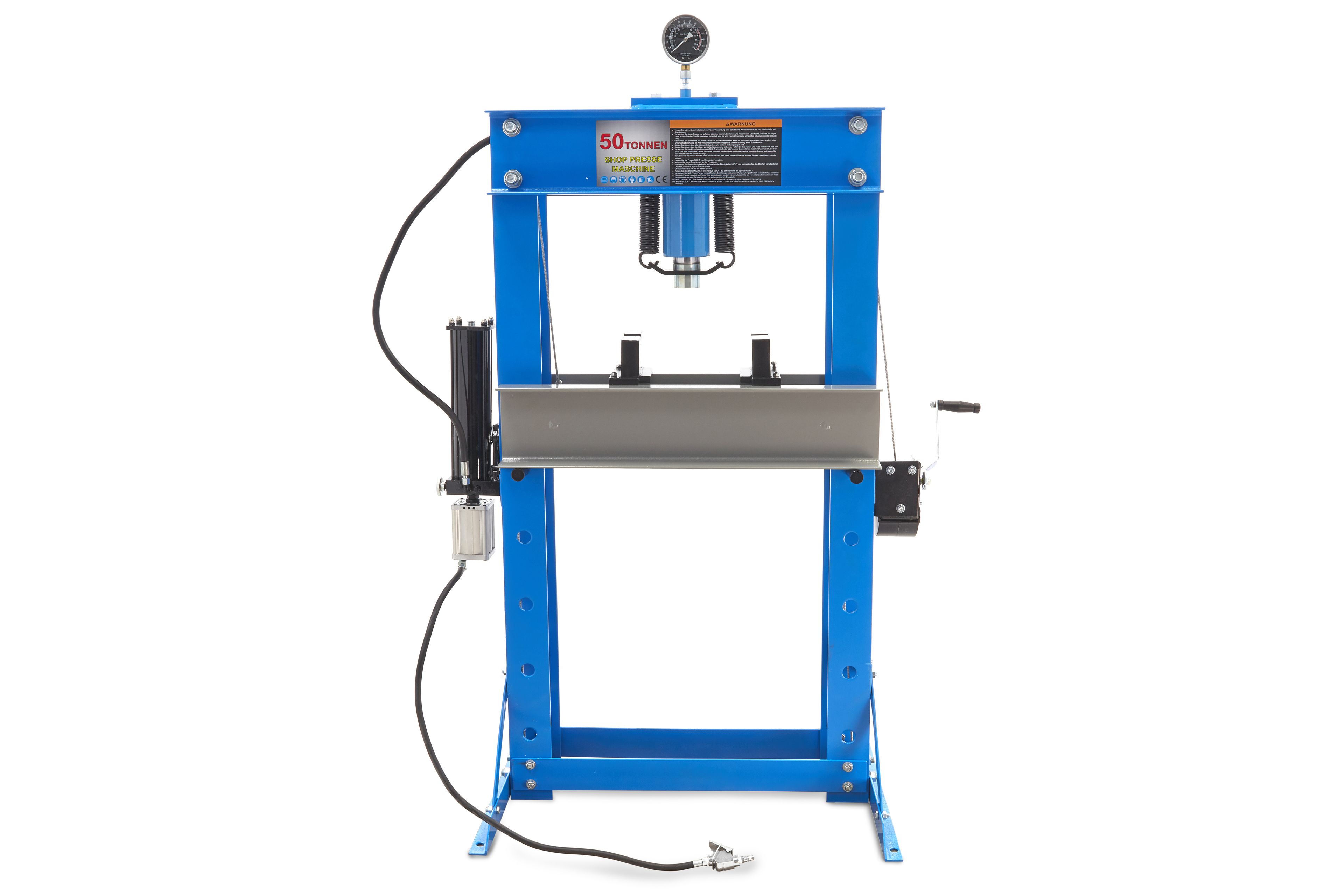 HBM Presse d'atelier pneumatique professionnelle de 50 tonnes Image 2