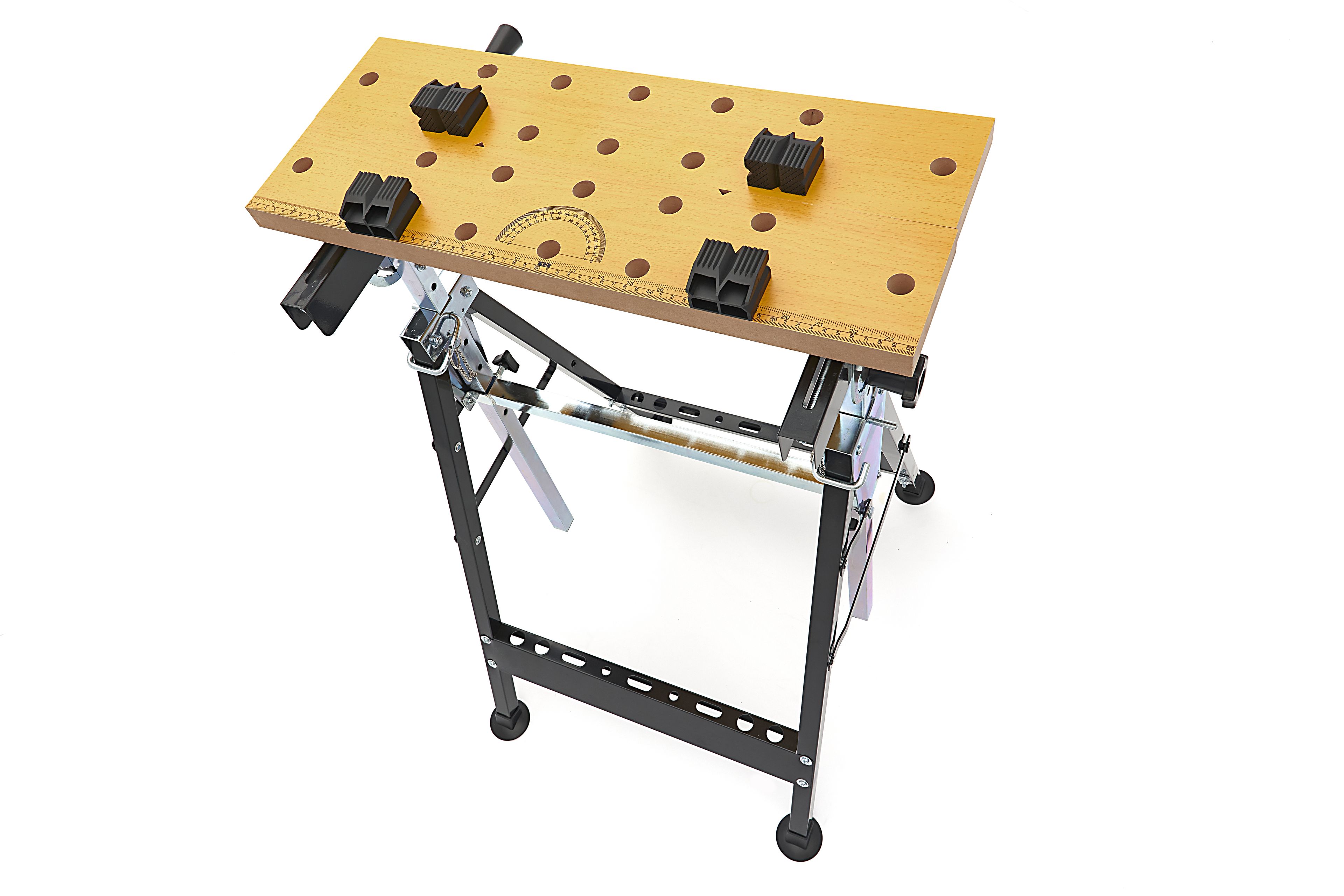 Banco de trabajo portátil HBM con superficie de trabajo ajustable en altura y tiltable Image 9