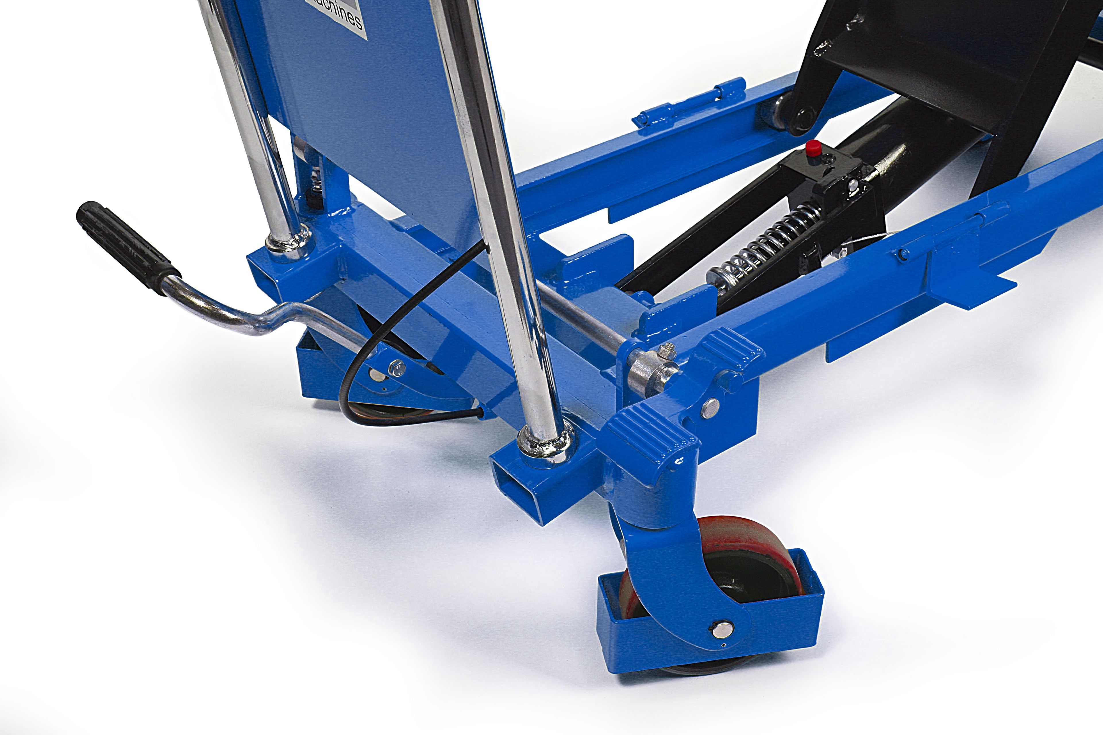 HBM Table de travail mobile,, Table élévatrice 1000 kg bleu Image 3