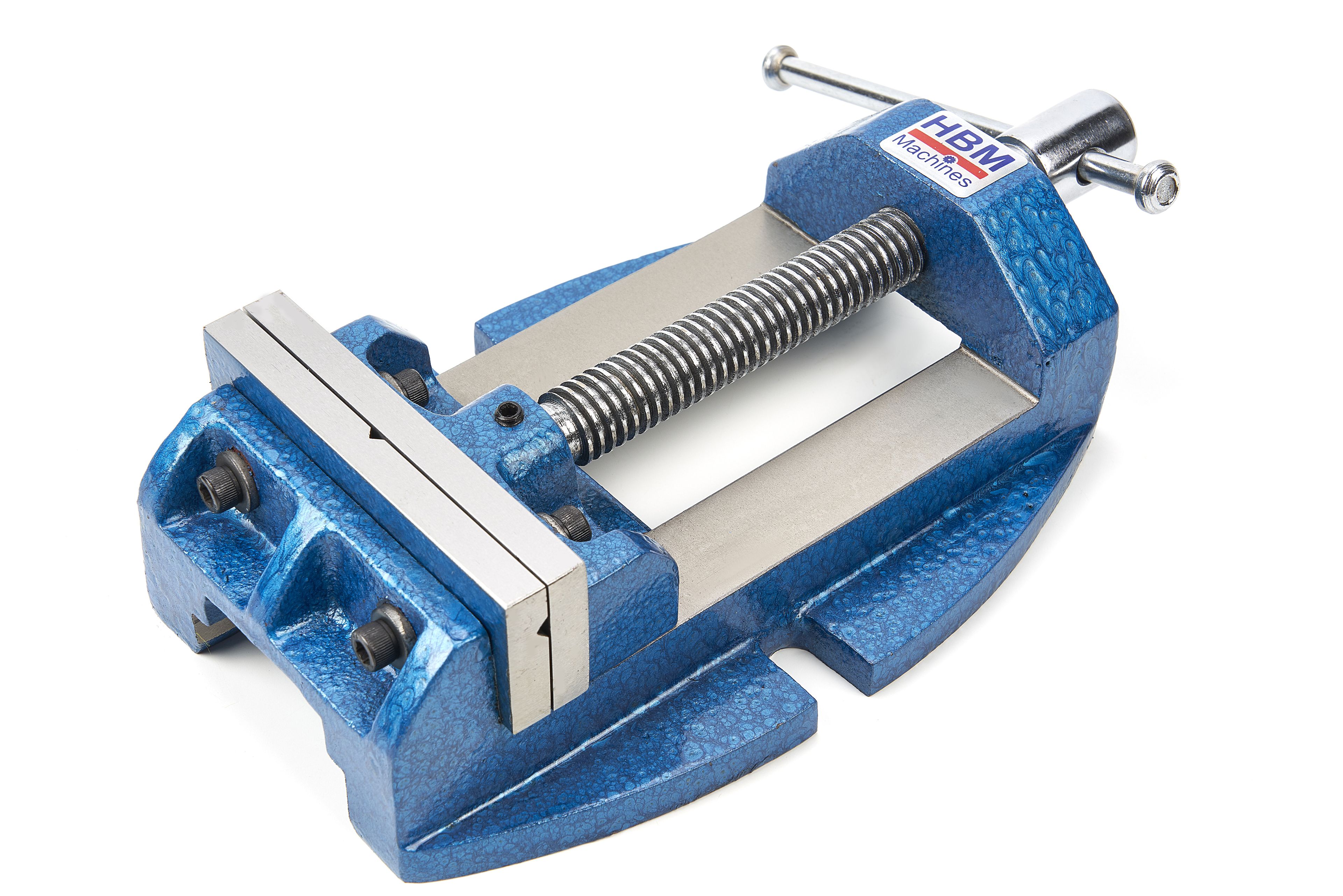 HBM Pince professionnelle pour perceuse, fraiseuse avec mâchoire en V 105 mm Image 2