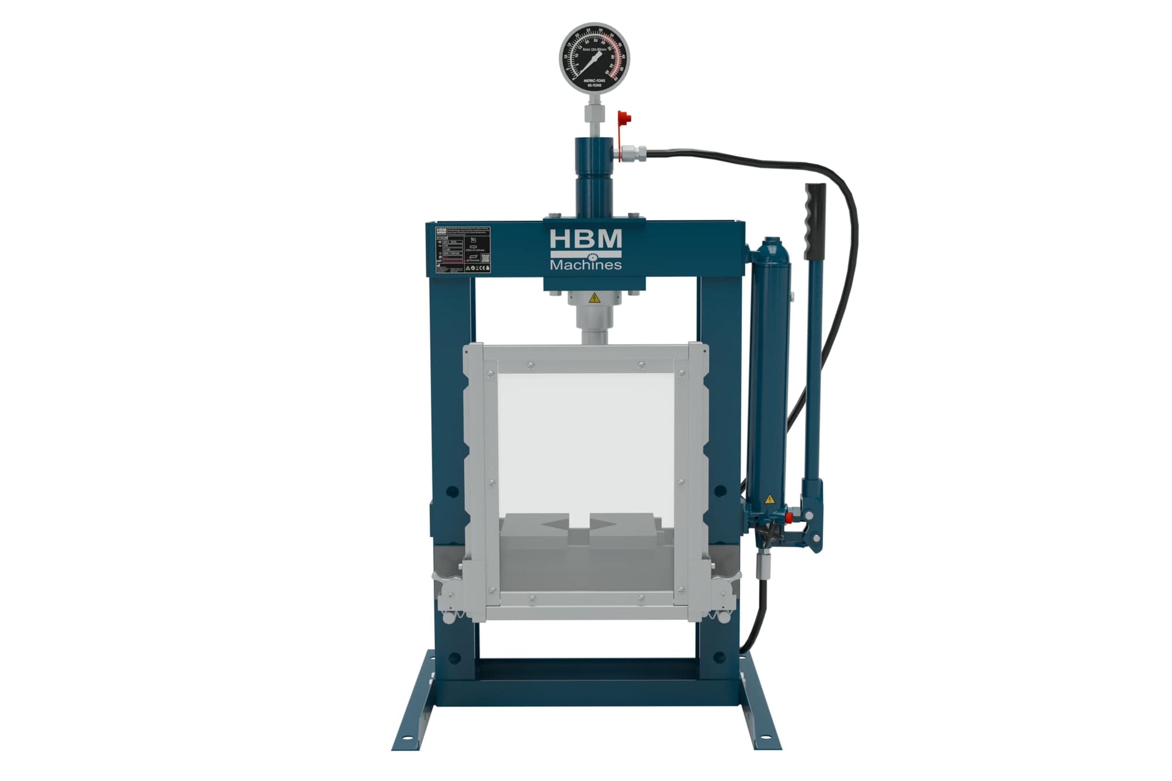 HBM 10 Tonnes Presse hydraulique d'atelier, presse à cadre Image 2