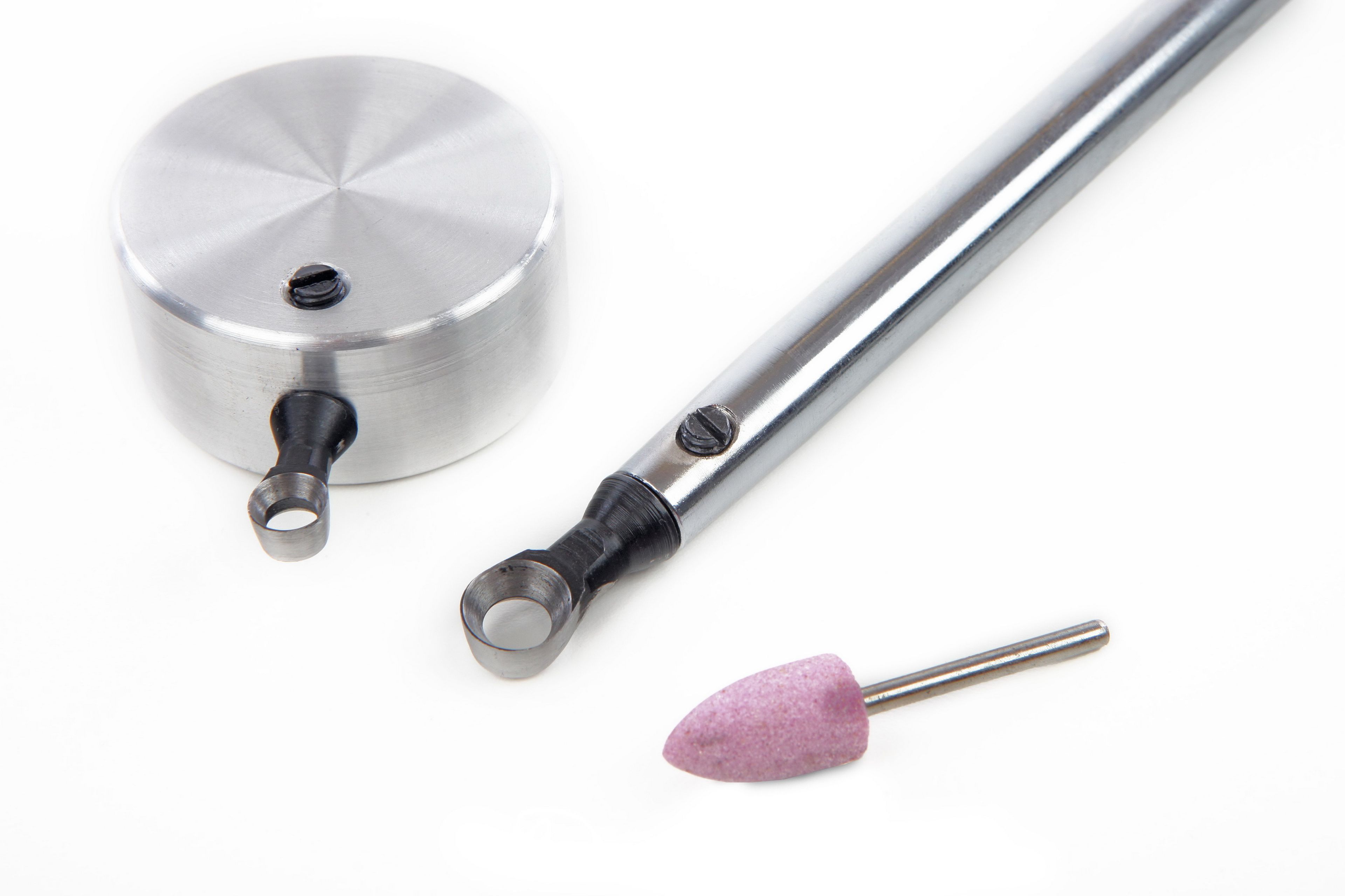 HBM Ciseau à bois pour tournage intérieur avec 2 ciseaux ronds séparés Image 2