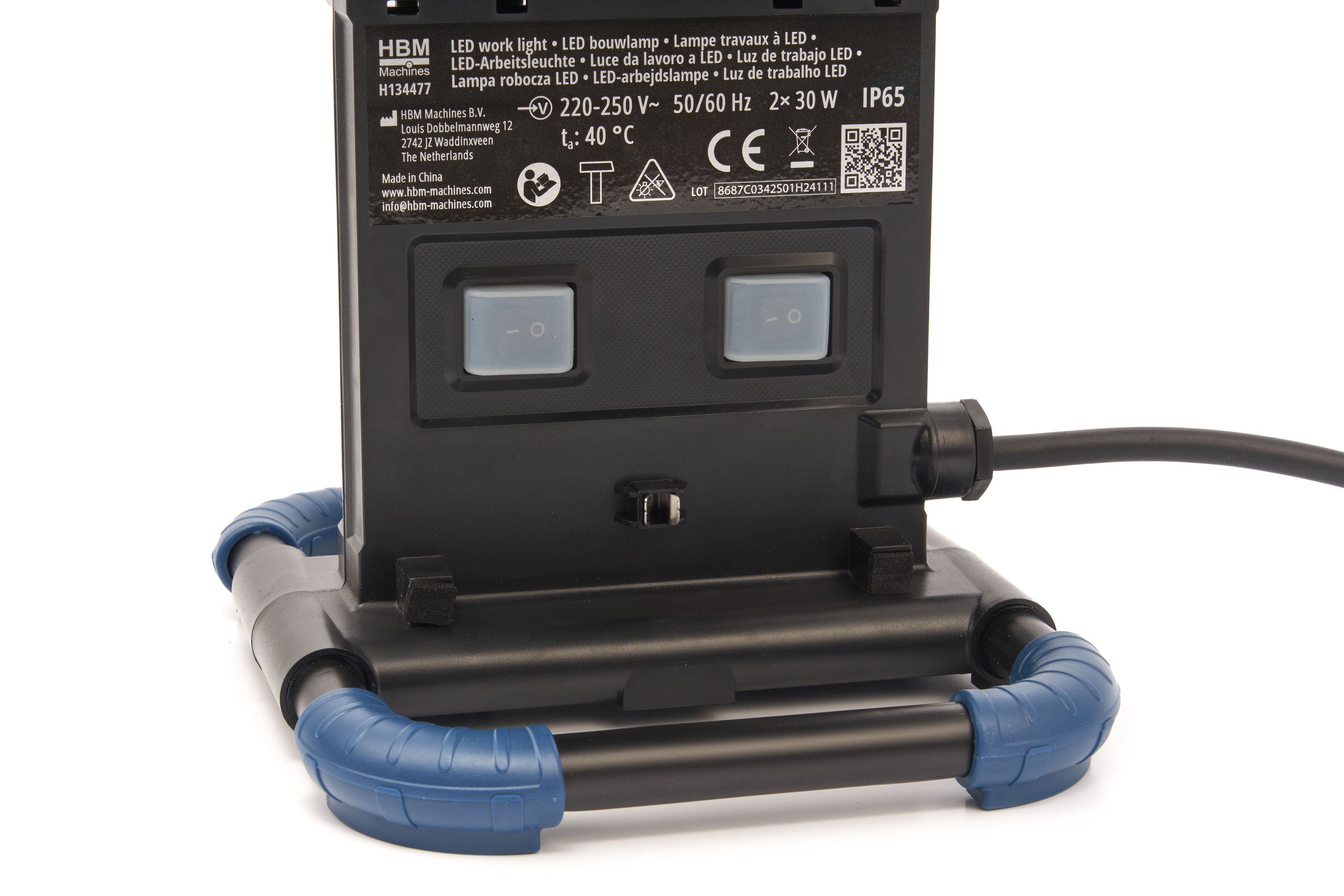 HBM projecteur LED de chantier réglable 2 × 30 Watt, 2 × 5650 lumens, 6500 K Image 8