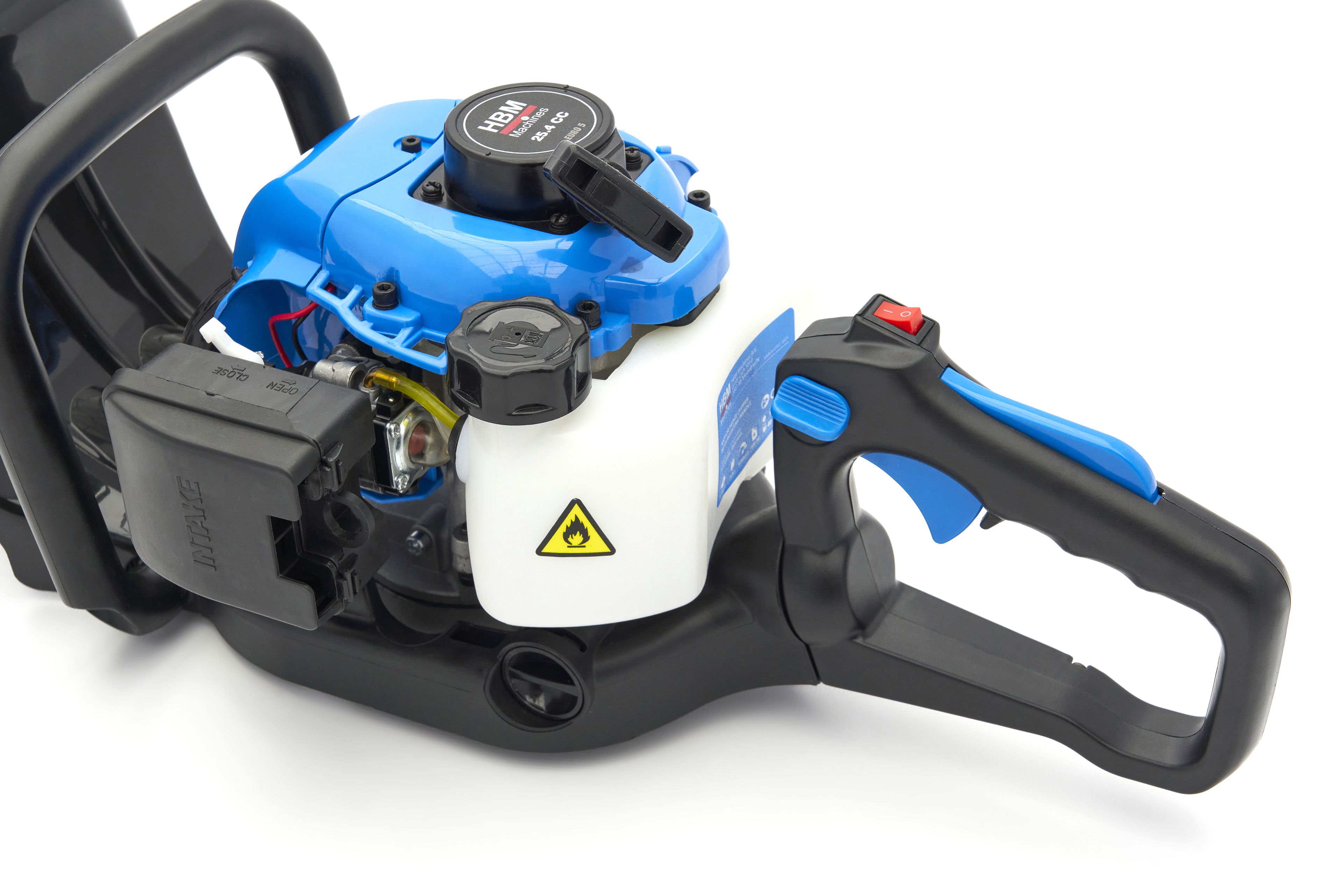 Cortacésped HBM de 25.4 cc - Recortador de setos 600 mm con motor de gasolina de 2 tiempos Image 9