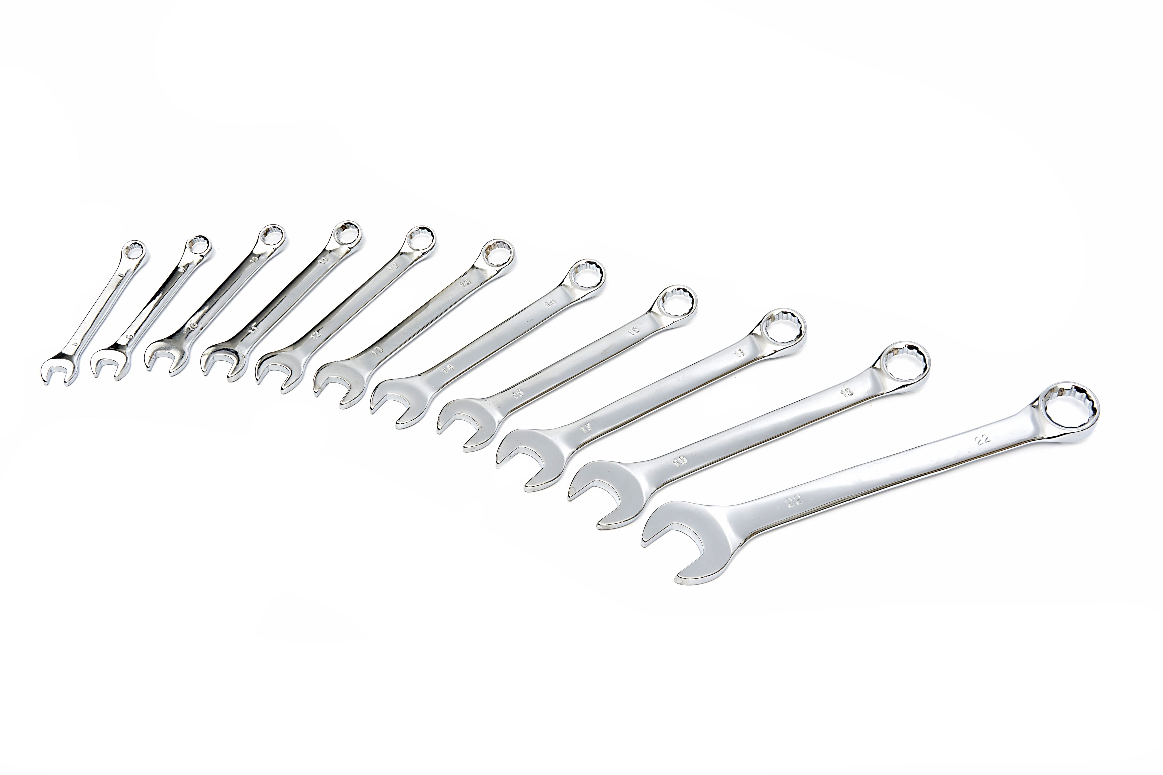 HBM metrischer Maul- und Ringschlüsselsatz, 11-teilig Image 2