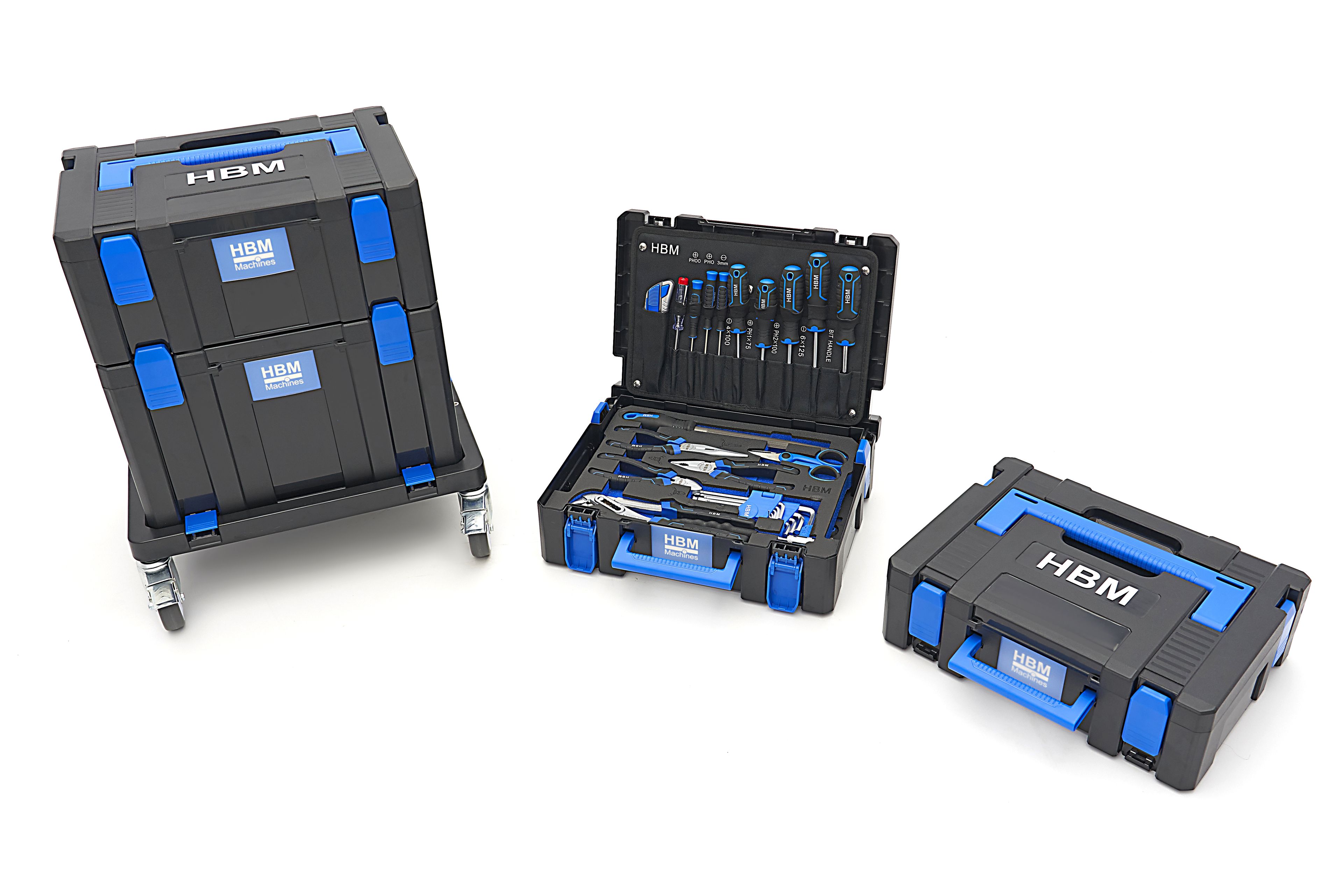 HBM verrijdbare gereedschapskoffer set 105-delig Image 9
