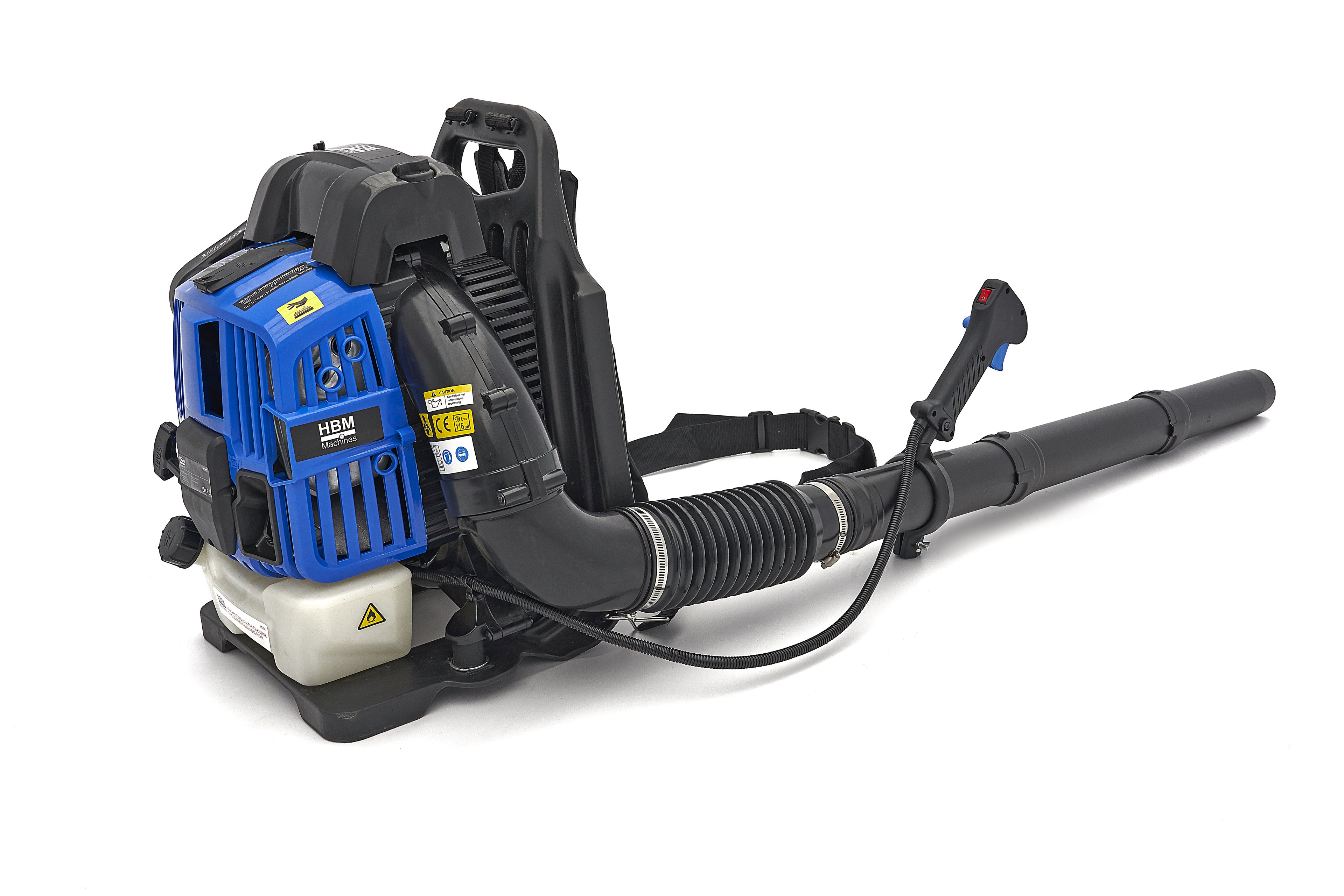 HBM Profi 76 cc 4-Takt Benzine Ruggedragen Bladblazer