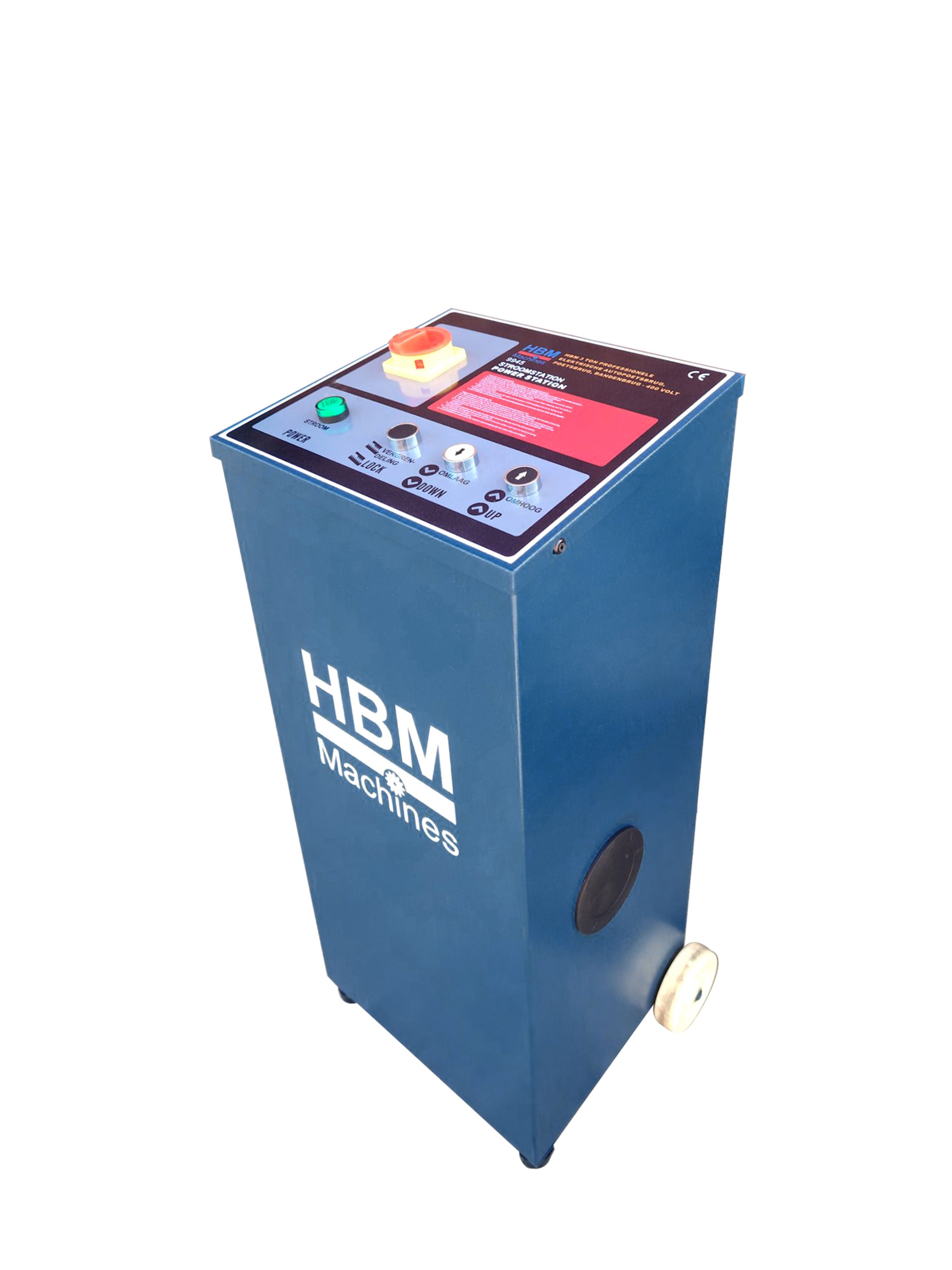 HBM Ponte di pulizia professionale per auto elettriche da 3 tonnellate, ponte di pulizia, ponte per pneumatici - 400 Volt Image 7