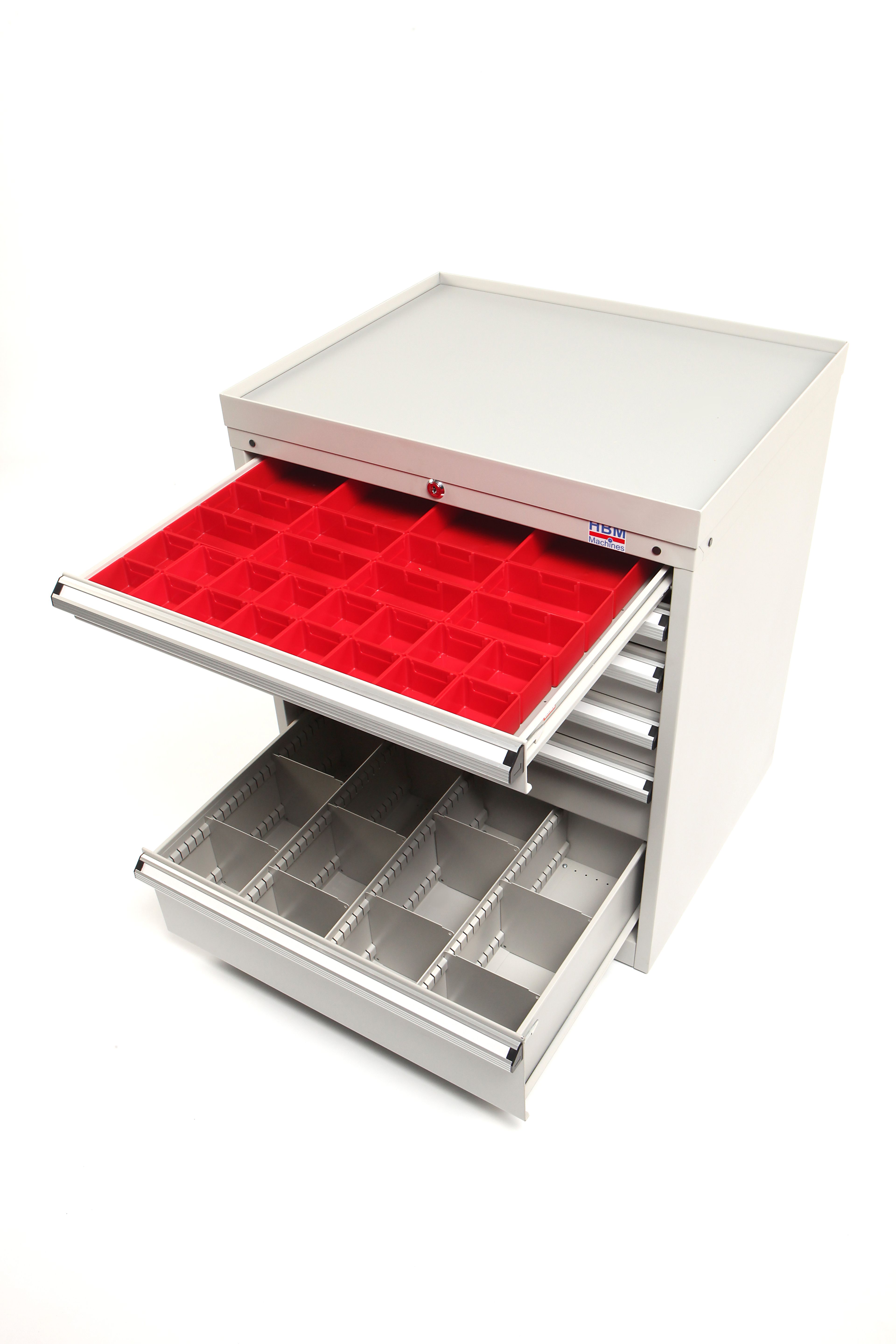 HBM Armoire à outils Profi 6 tiroirs 72 x 58 x 80 cm beige Image 3