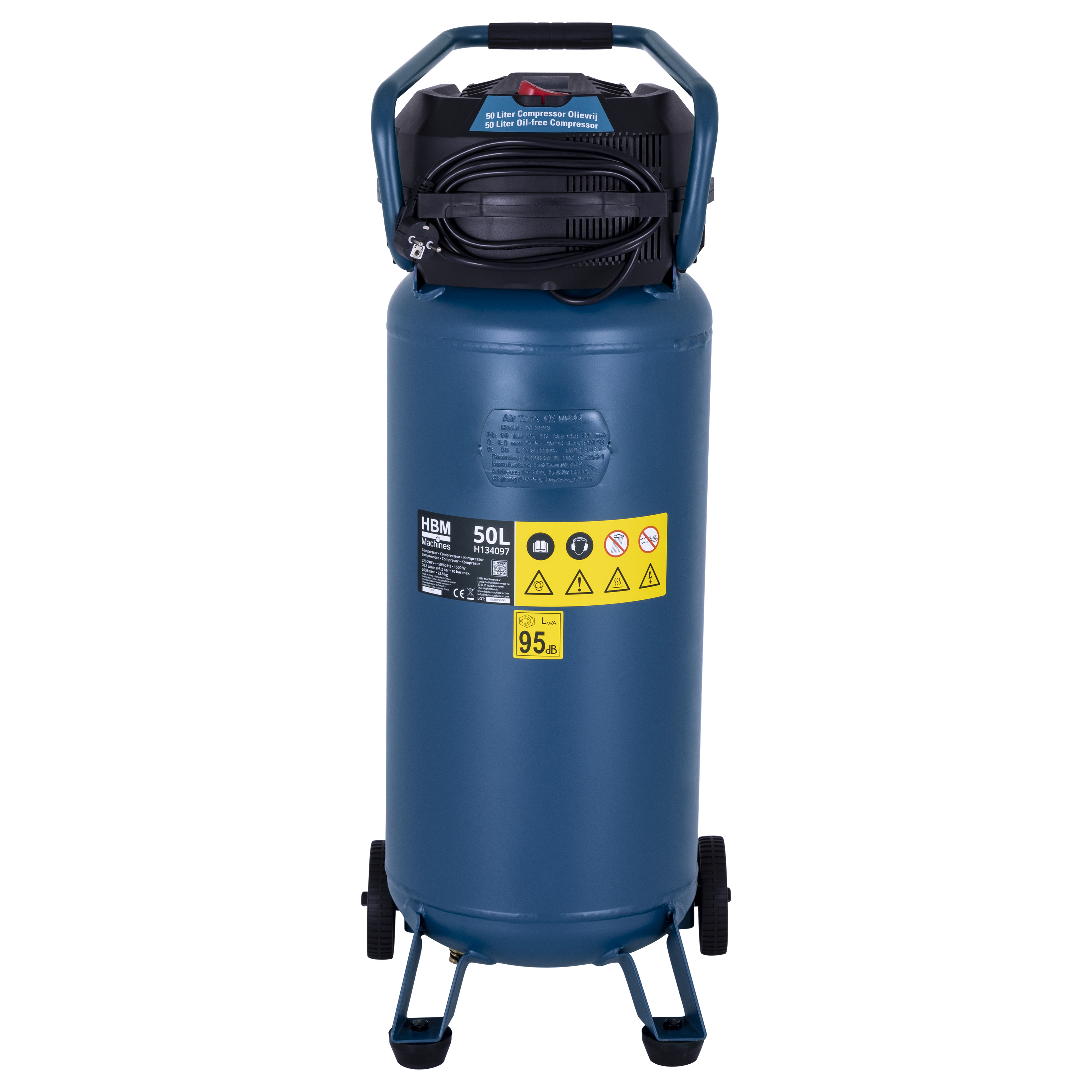 Compresor sin aceite HBM de 50 litros Image 6