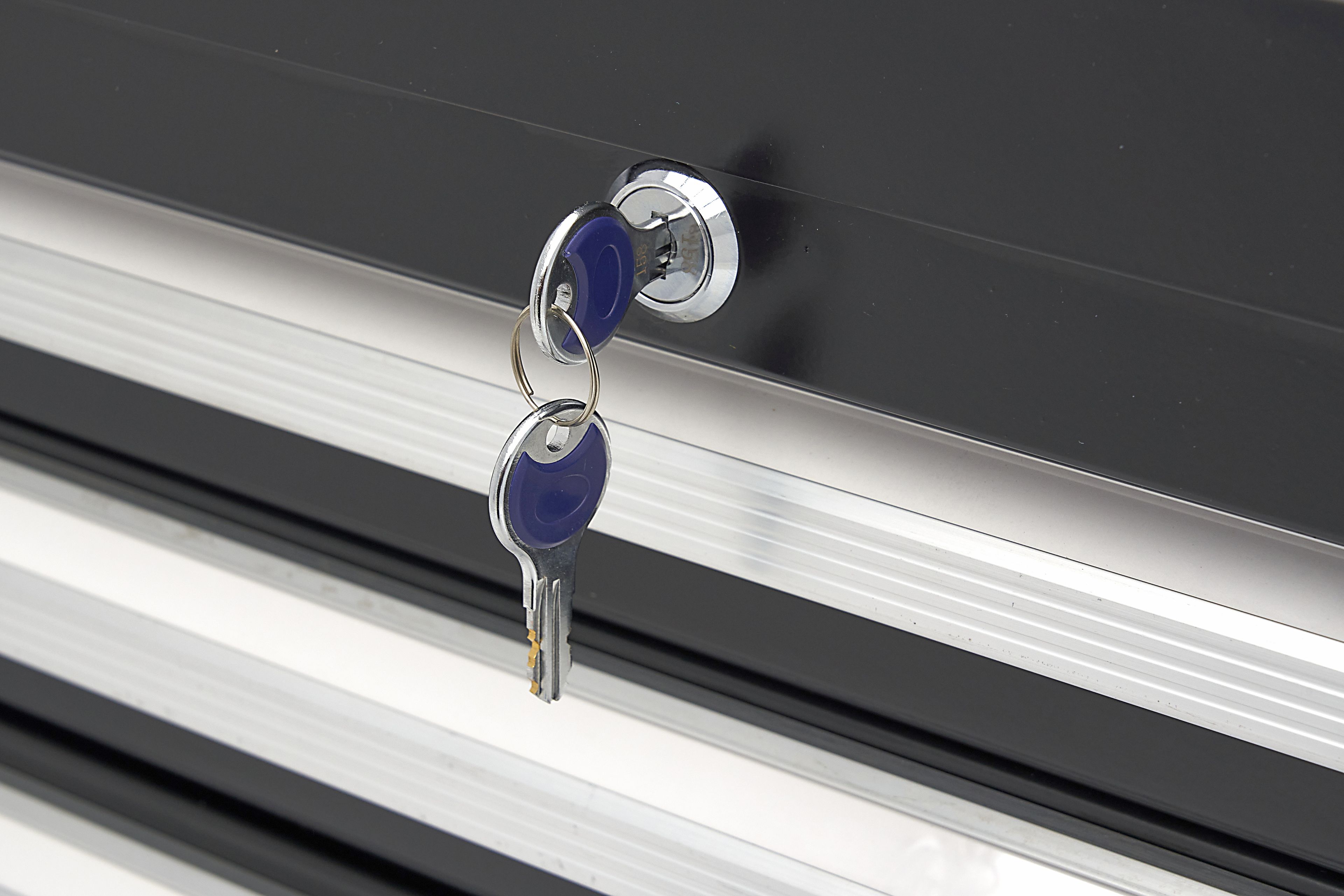 HBM Profi-Werkzeugschrank mit 6 Schubladen / Schubladenschrank, 88 x 58 x 80 cm, schwarz  Image 16