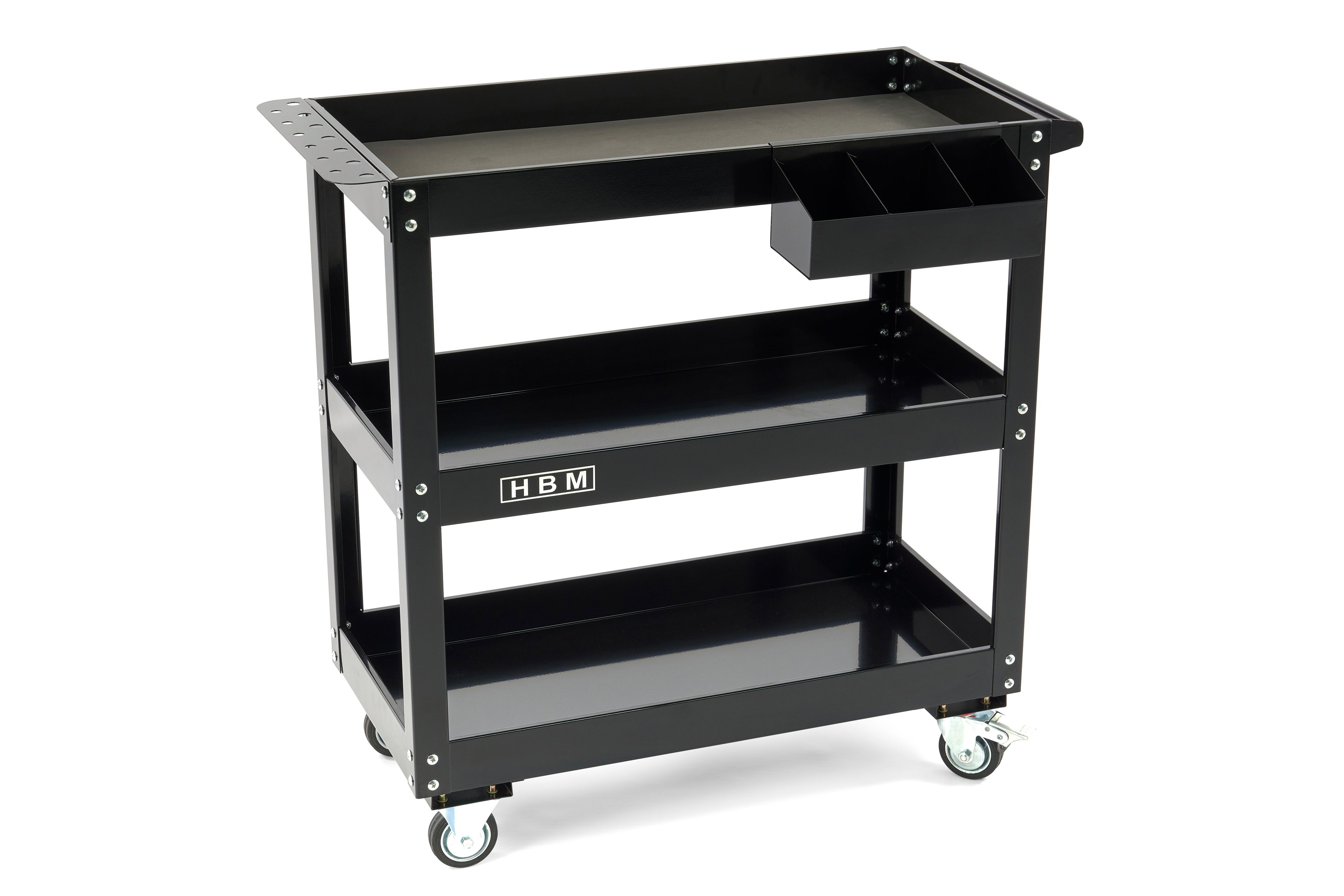 HBM Deluxe Chariot d'outils mobile universel 3 niveaux Image 2