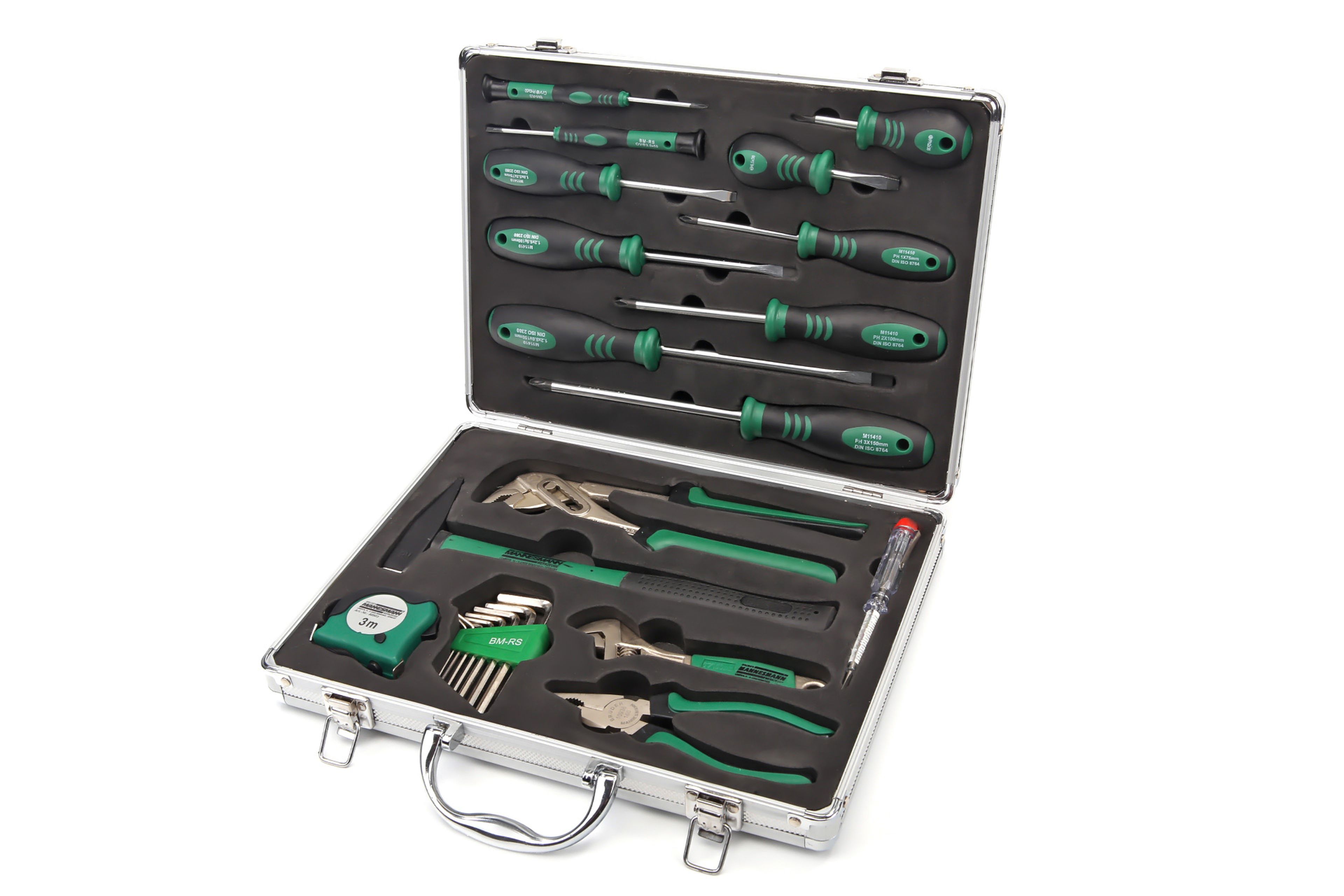 Mannesmann Jeu d'outils de 24 pièces dans une mallette en aluminium